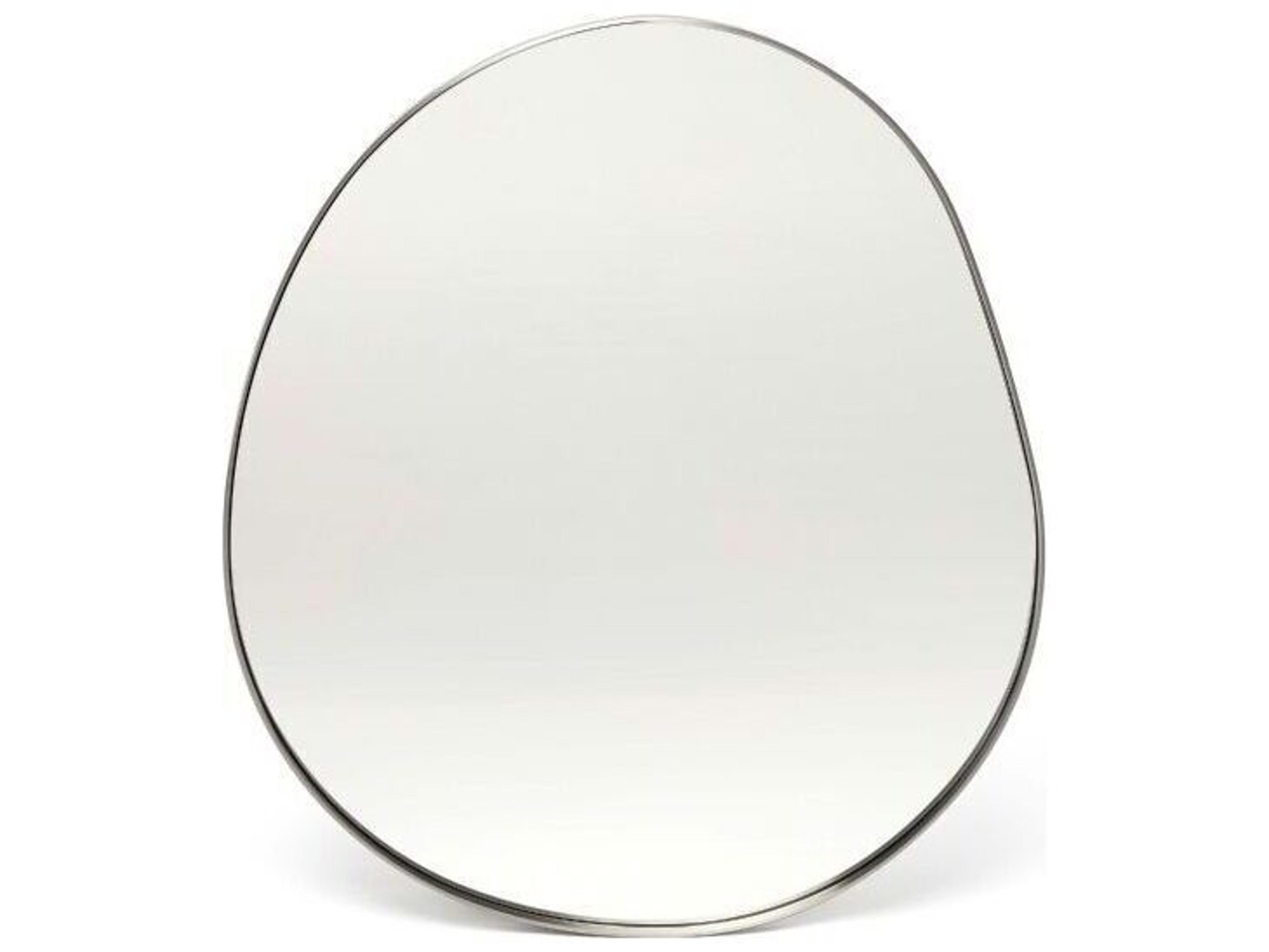 Interlude Home Aalina Brushed Nickel Wall Mirror