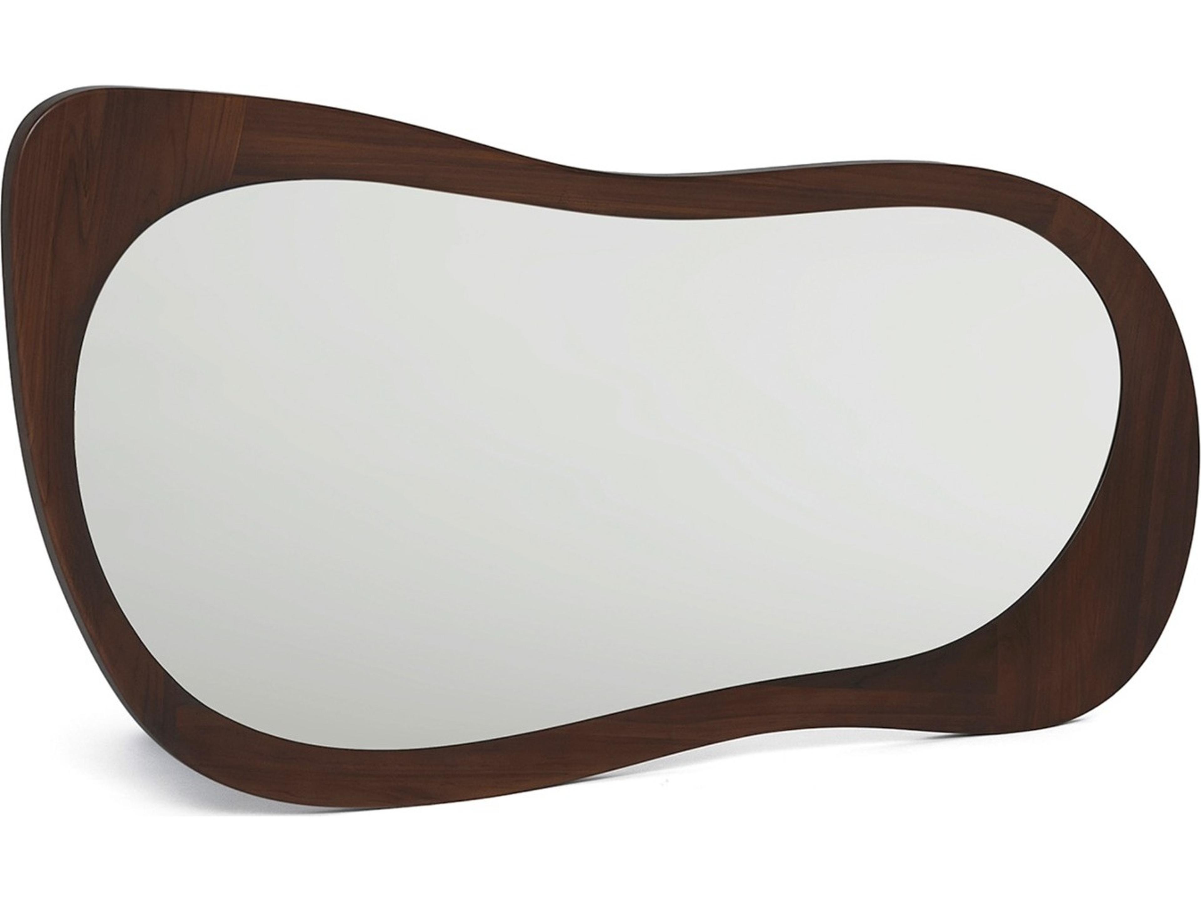 Interlude Home Audrey Classic Walnut Wall Mirror Oval
