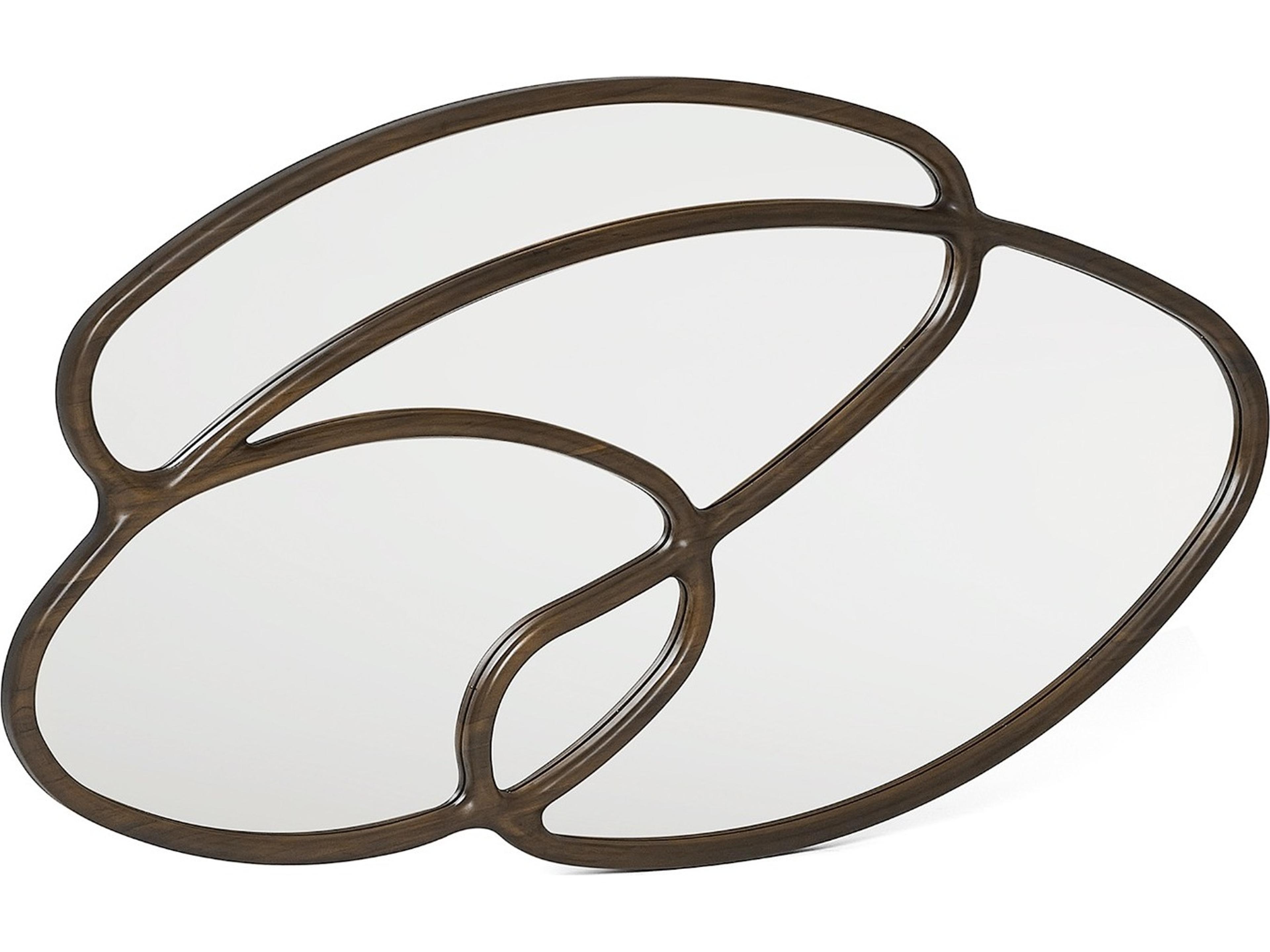 Interlude Home Dominique Classic Walnut Wall Mirror