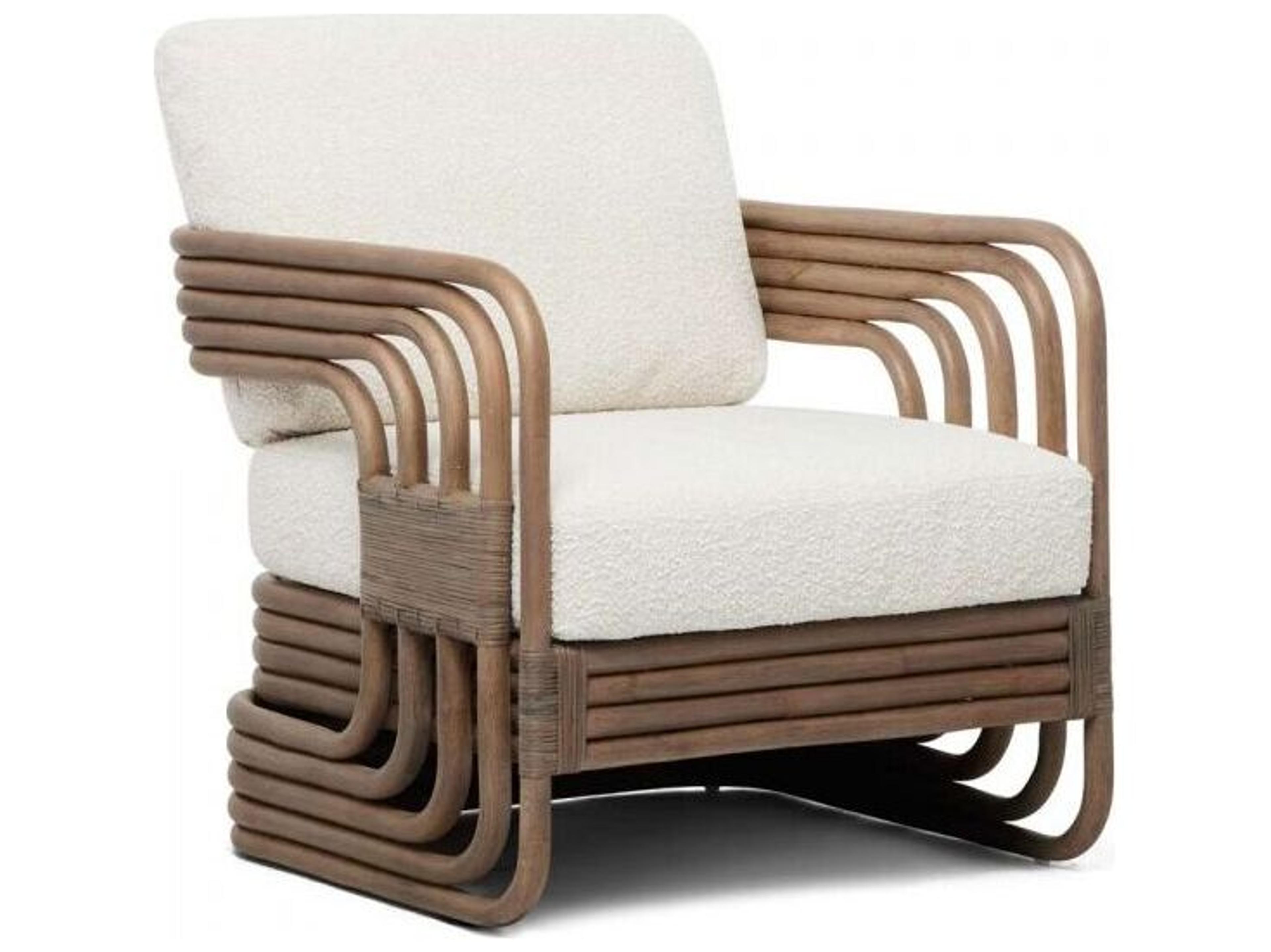 Interlude Home Orchid Lounge Chair - Grey