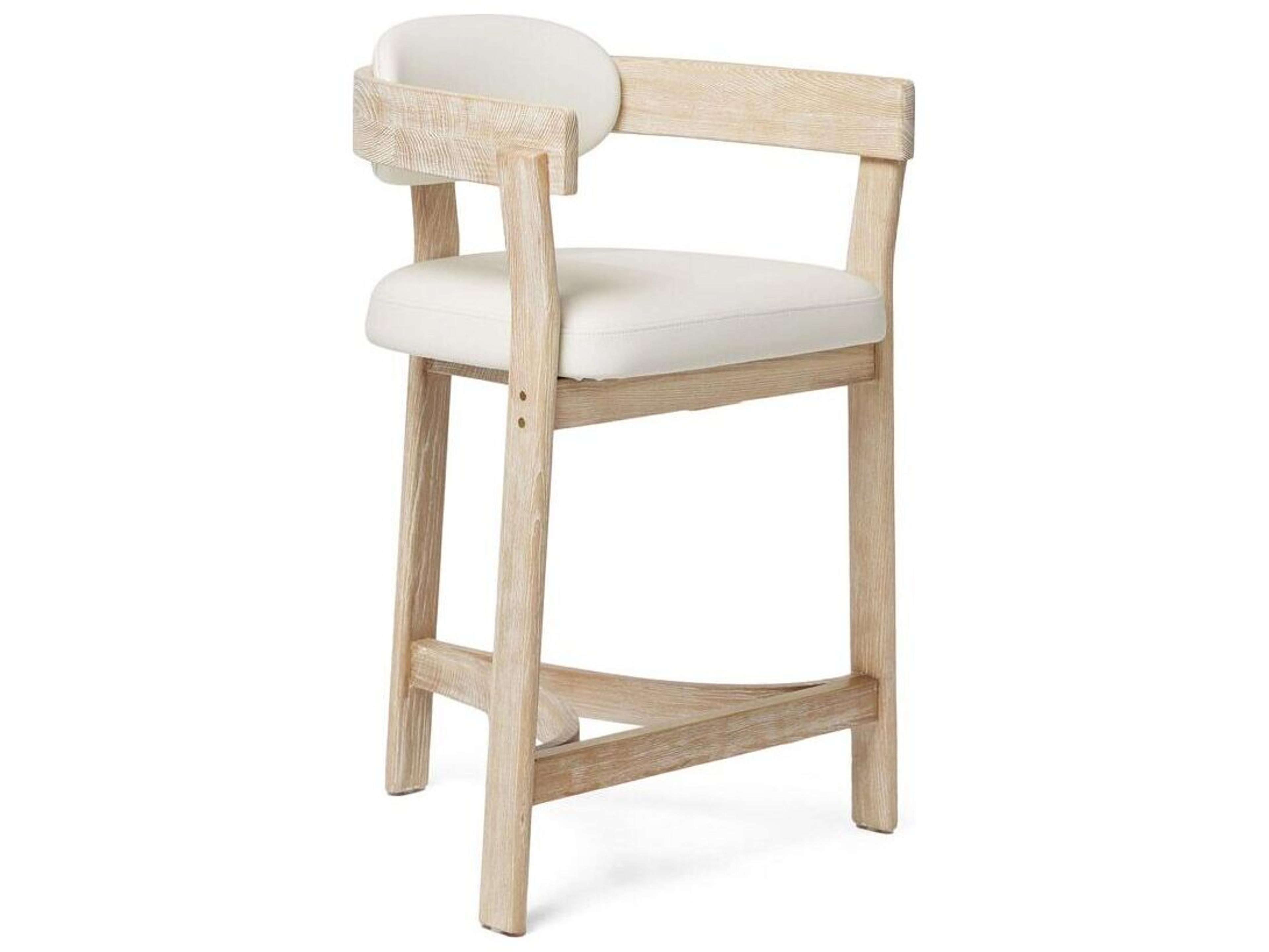 Interlude Home Granville Counter Stool - White Wash