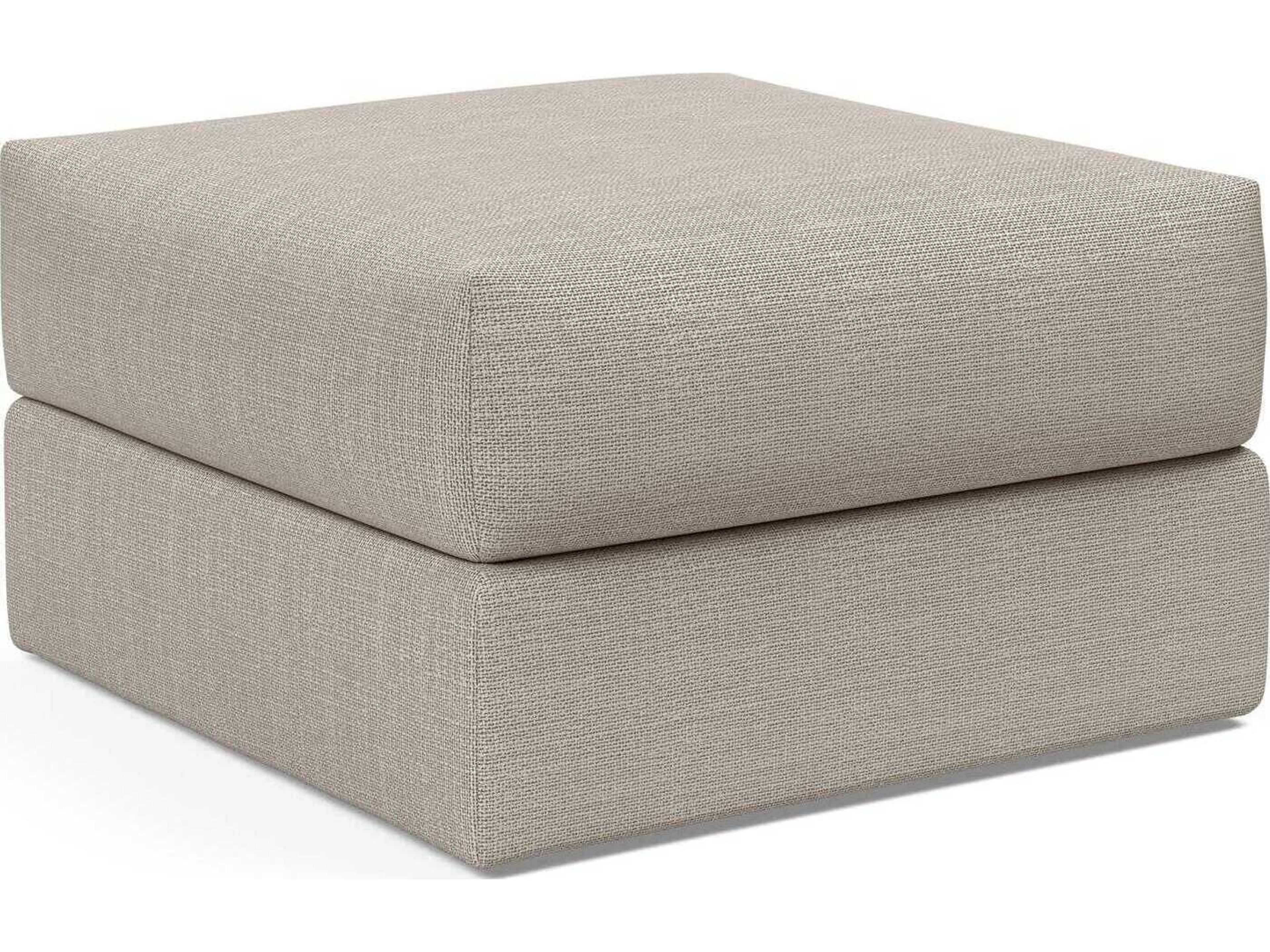Innovation Cornila Beige Upholstered Ottoman
