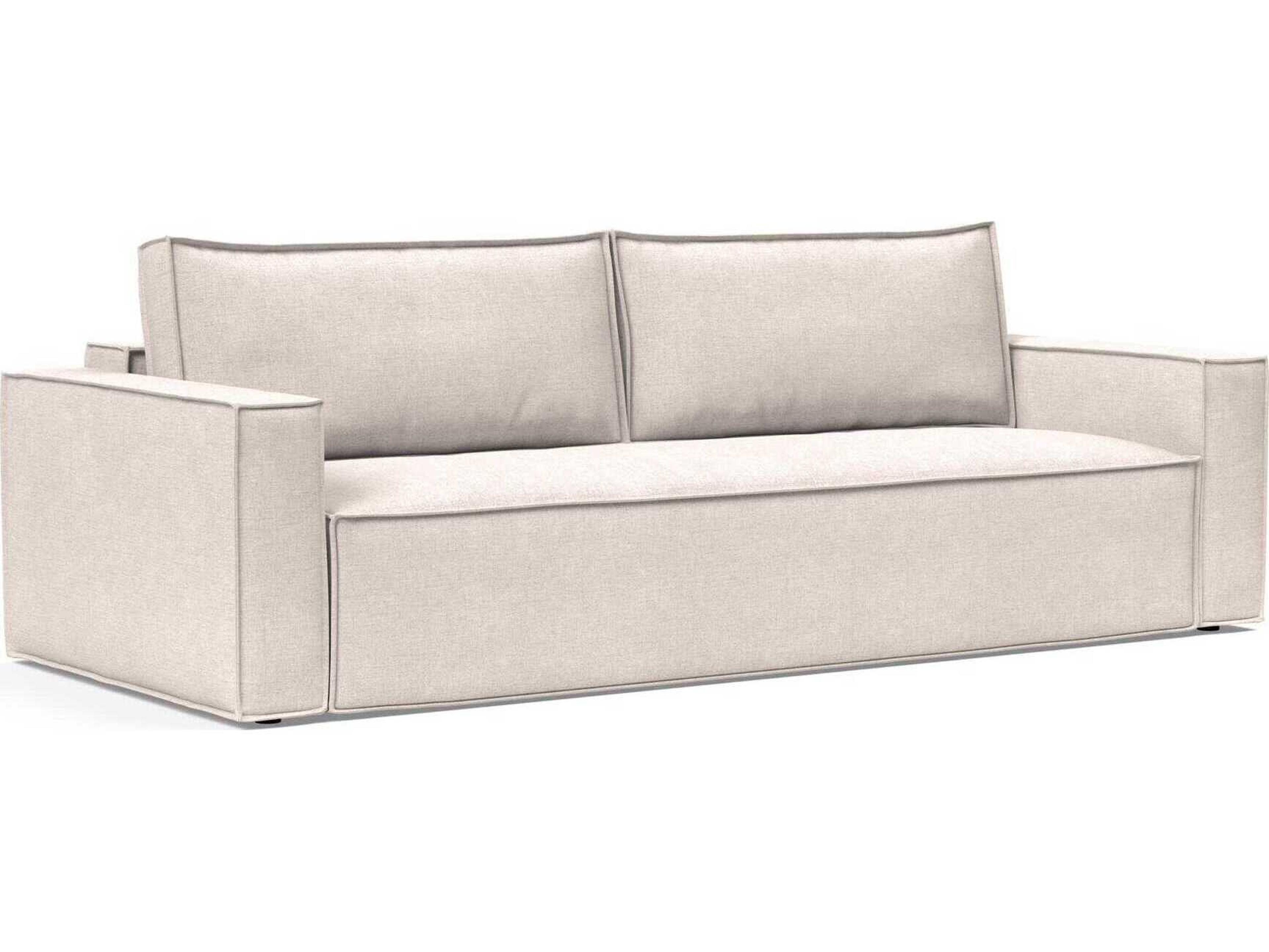 Innovation Newilla Adario Basmati Beige Upholstered Sofa Bed