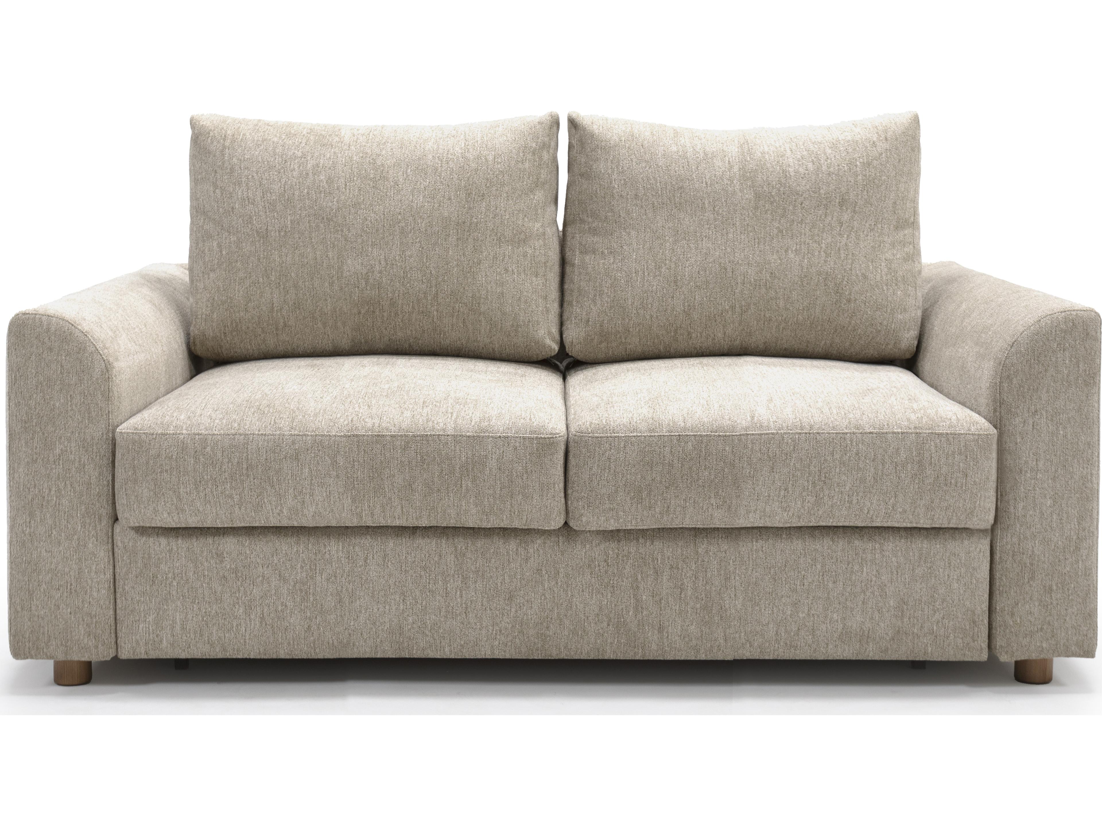 Innovation Neah Sofa Bed with Curved Arm Rests Full in Halifax Antique