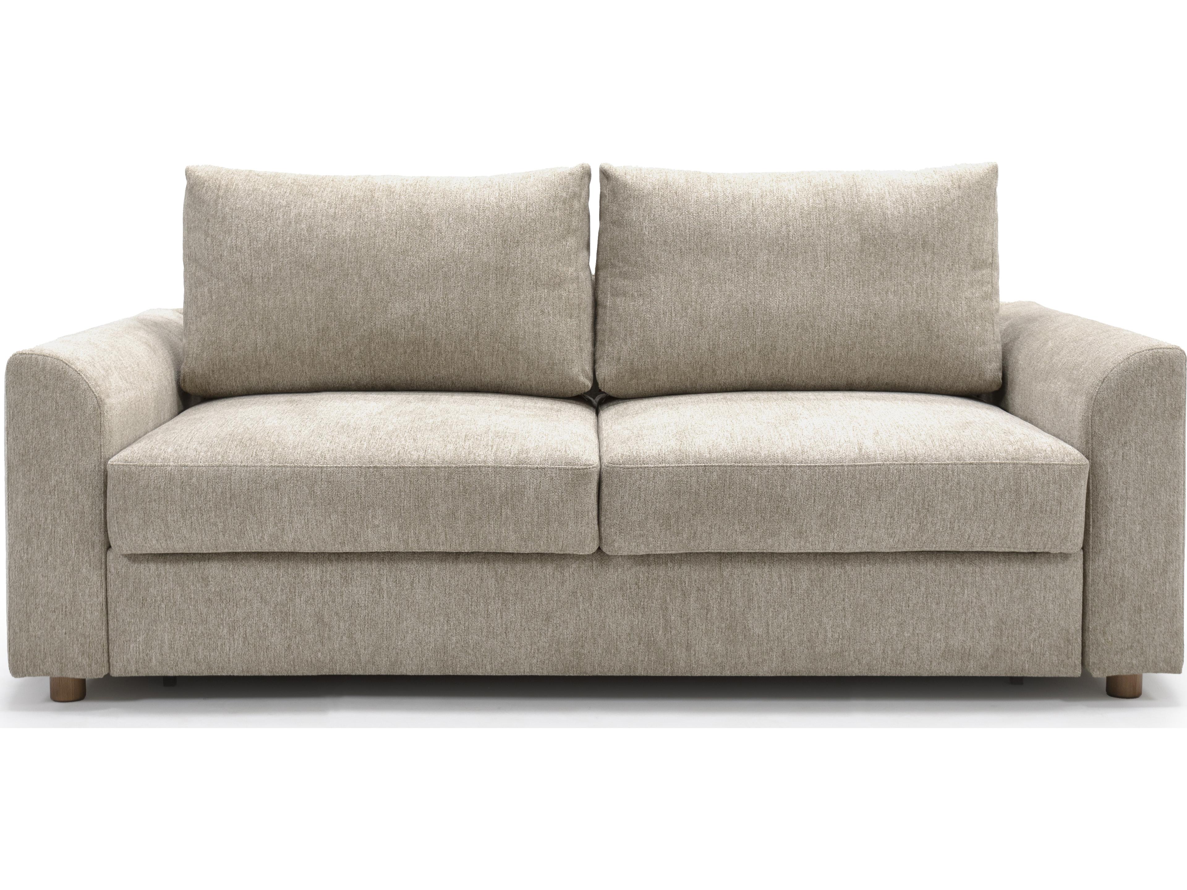 Innovation Neah Sofa Bed with Curved Arm Rests Queen in Halifax Antique