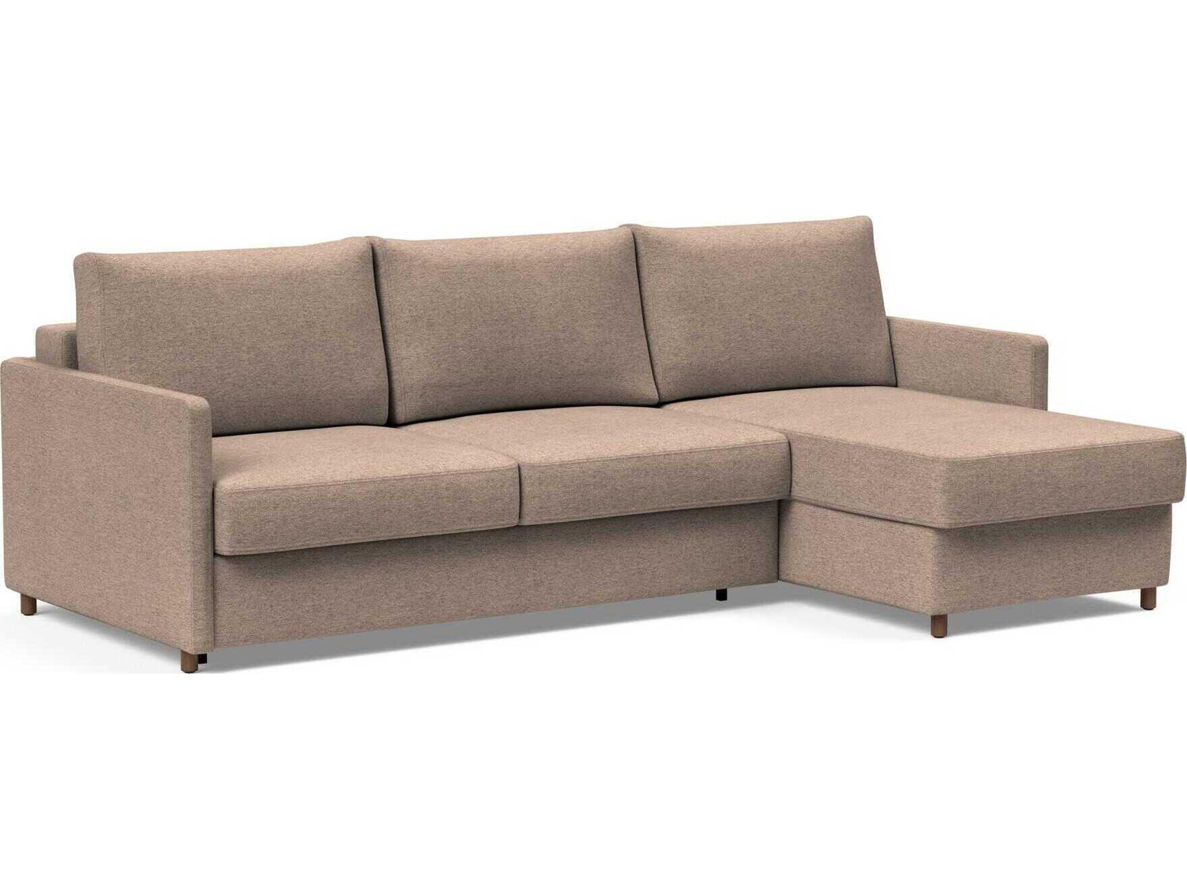 Innovation Neah Halifax Wicker Brown Upholstered Sofa Bed