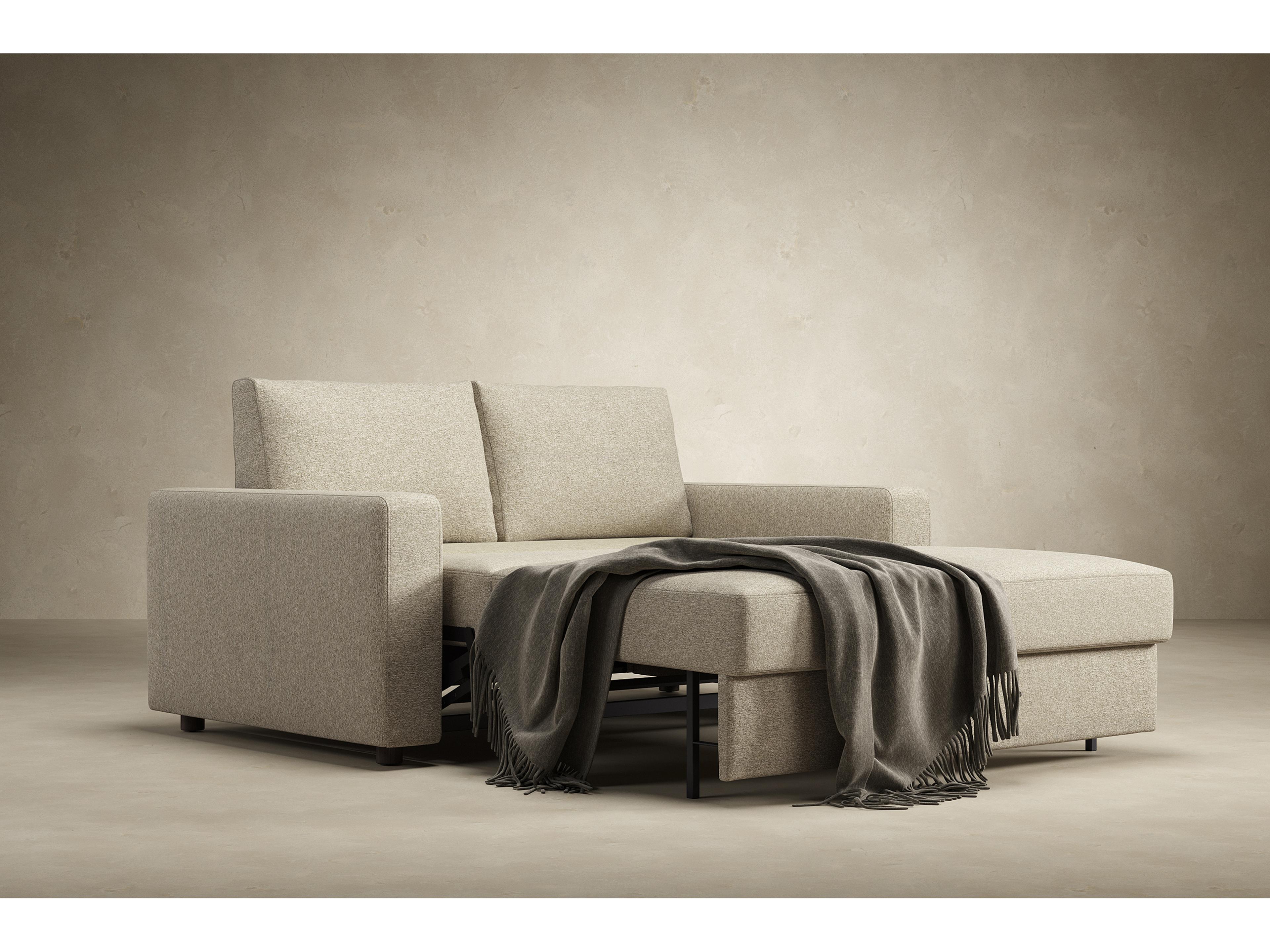 Innovation Neah Sofa Bed with Standard Arm Rests King in Halifax Antique