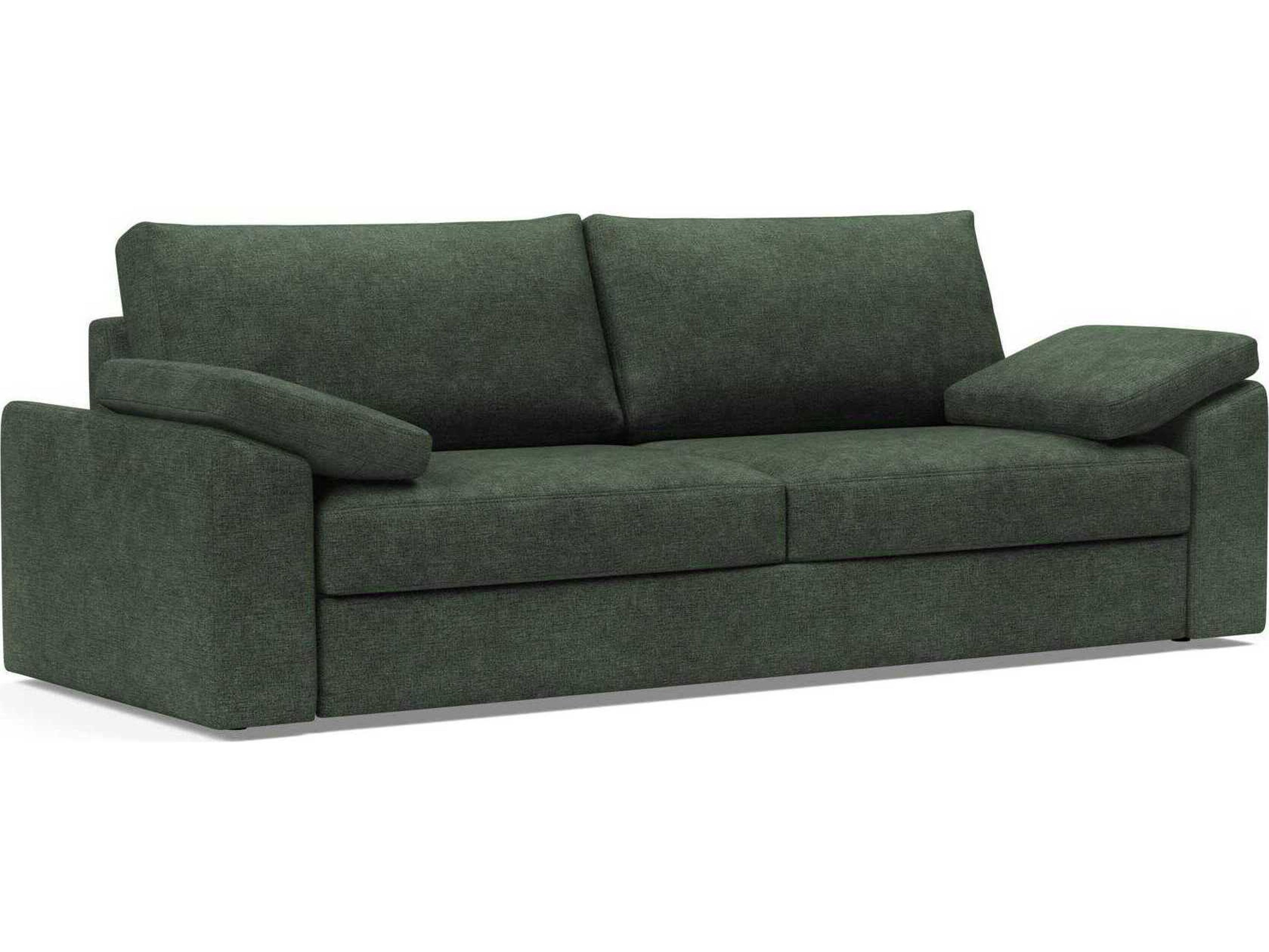 Innovation Vilander Avella Pine Green Upholstered Sofa Bed