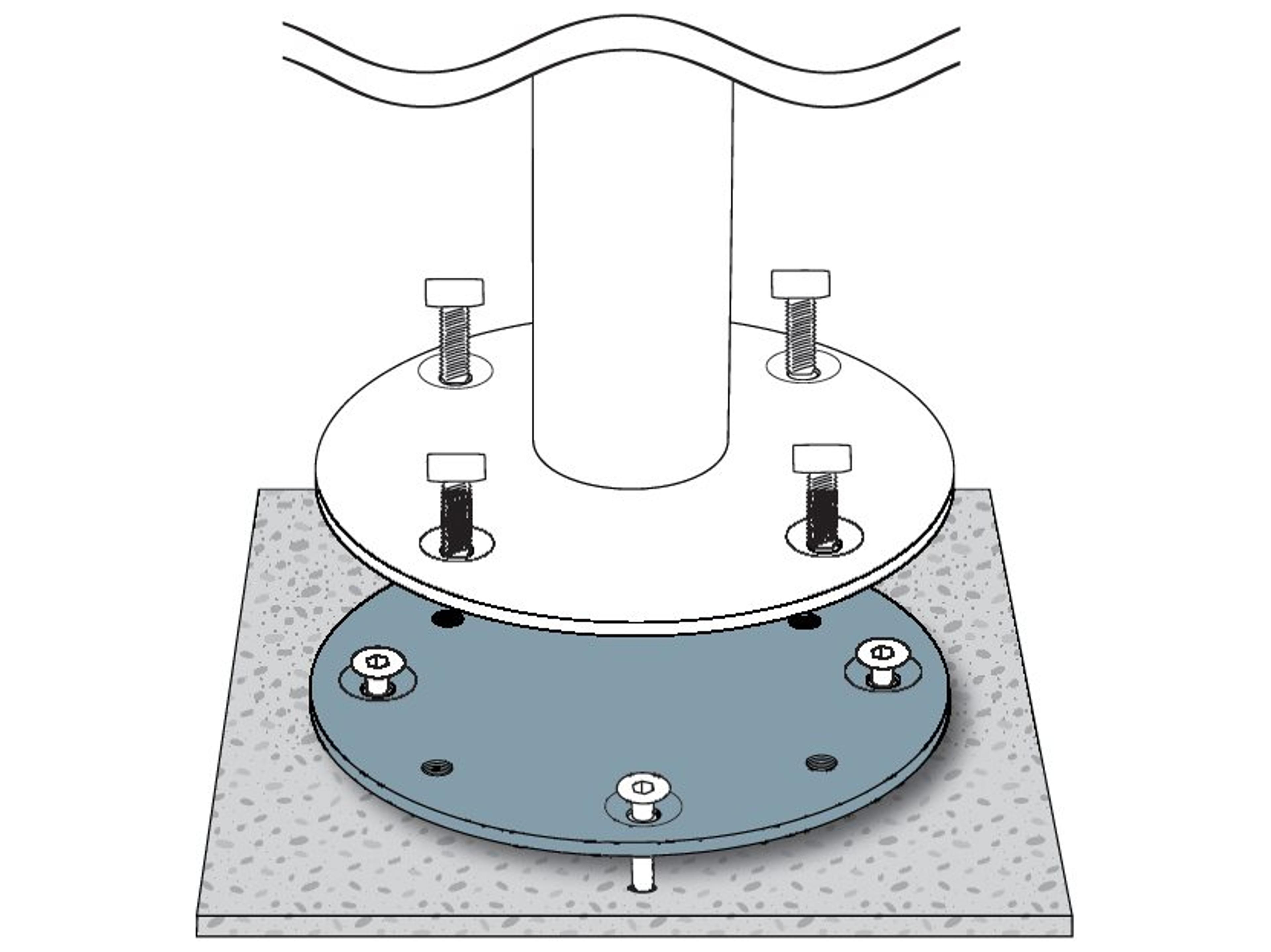 Jardinico Concrete Mount Kit for JCP401 / JCP501