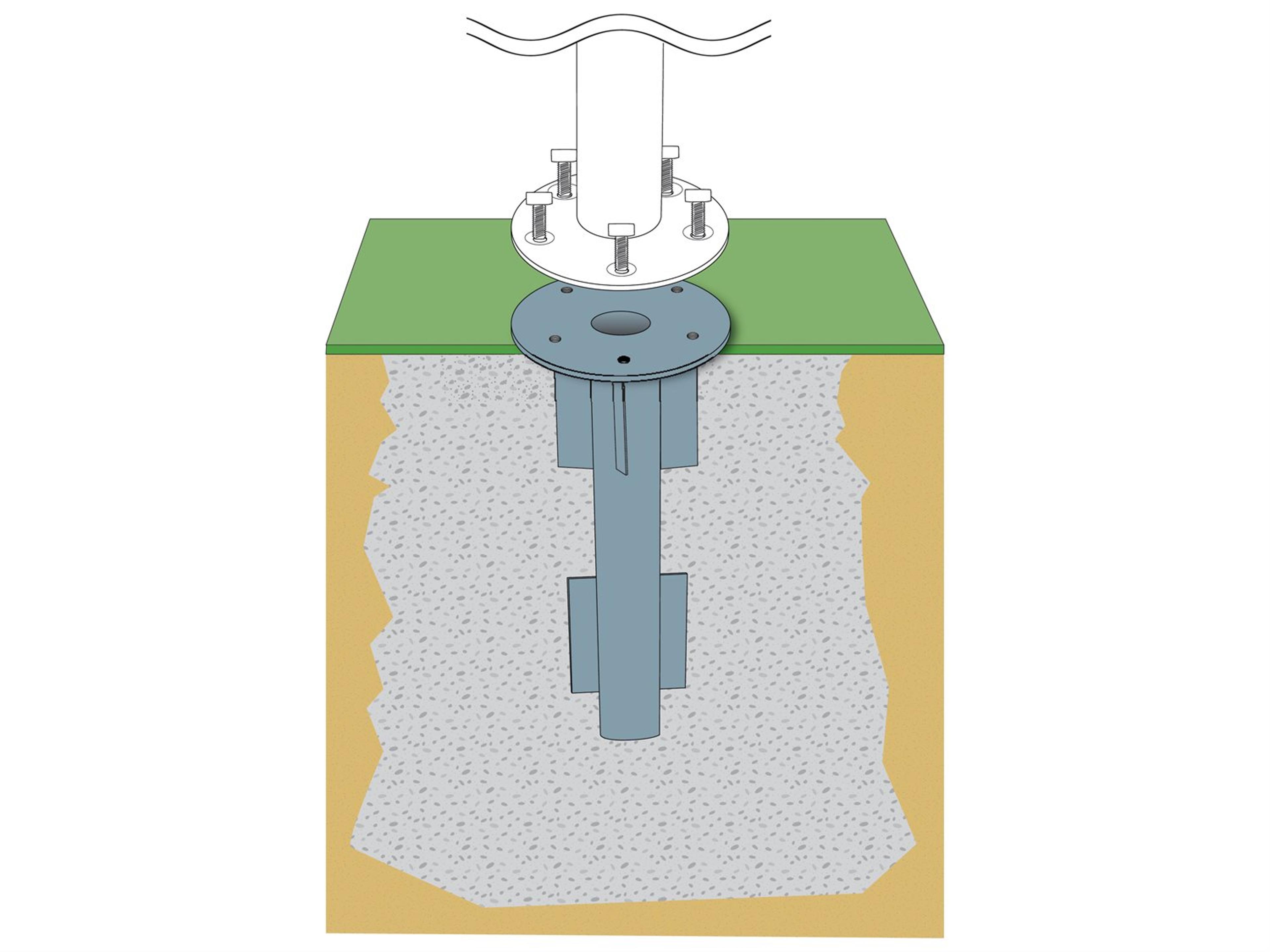 Jardinico In Ground Mount Kit for JCP201 / JCP301