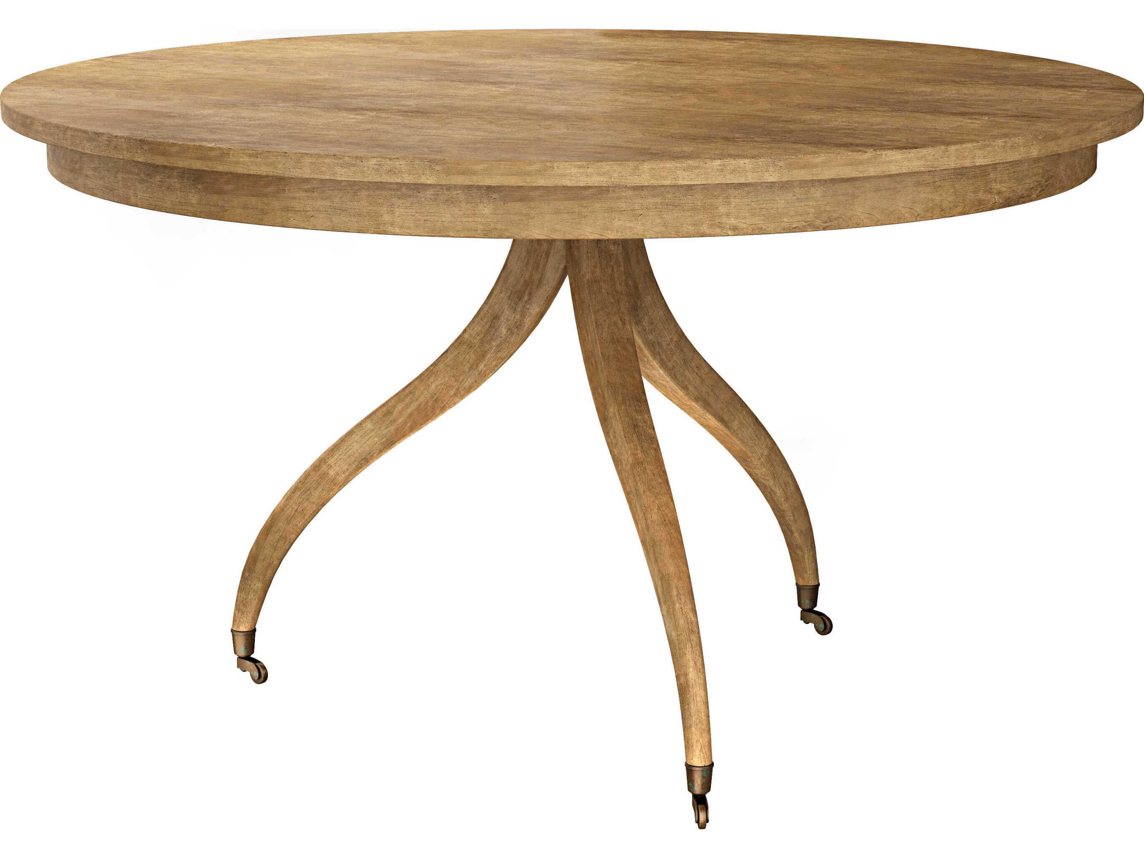 Jonathan Charles Timeless Round Wood Sun Bleached Cherry Dining Table