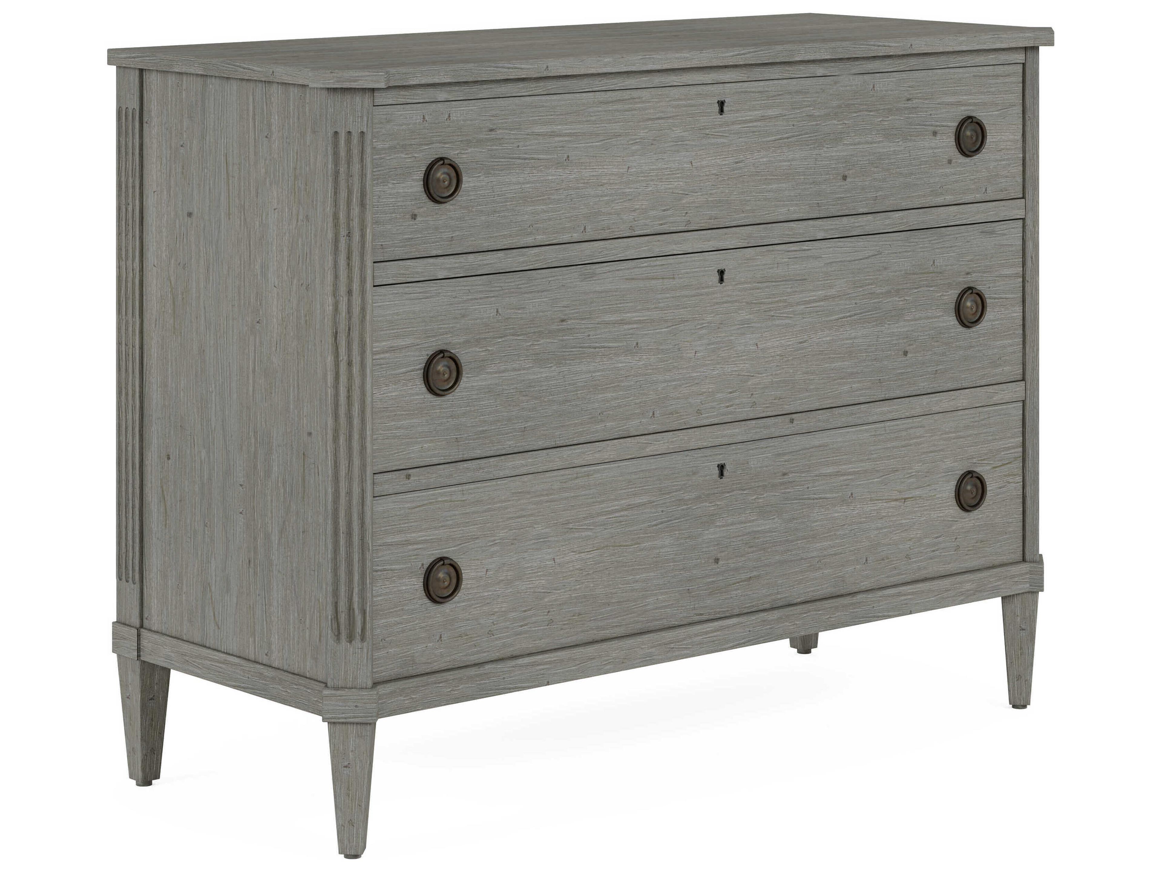 Jonathan Charles Timeless 3-Drawers Acacia Wood Dresser