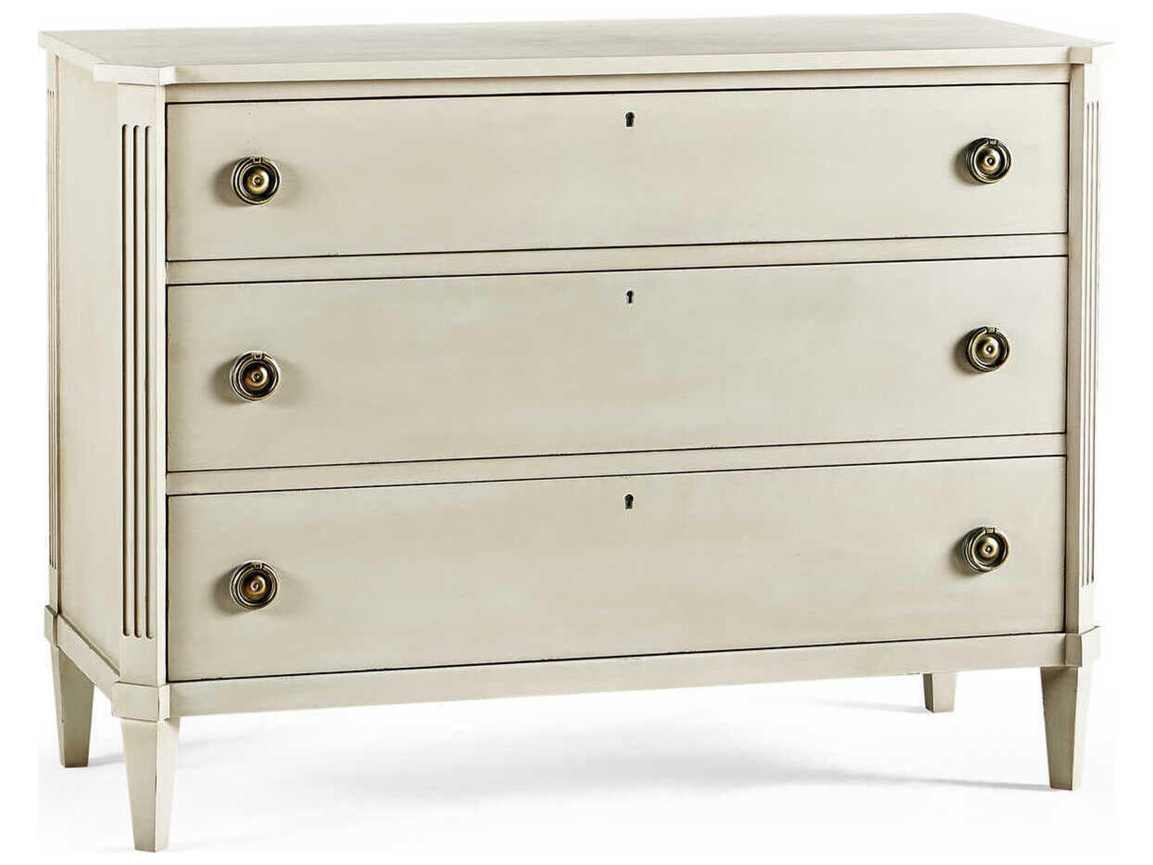 Jonathan Charles Timeless 3-Drawers White Oak Wood Dresser