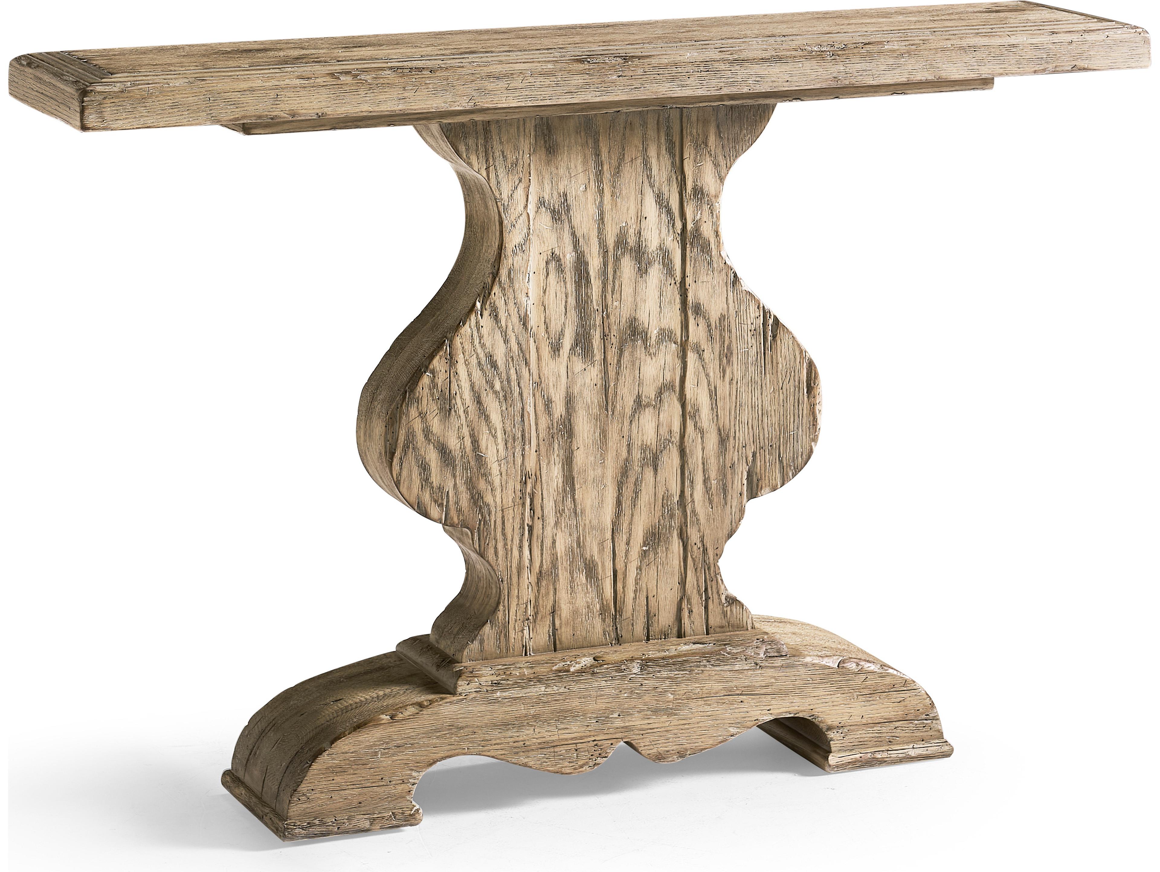 Jonathan Charles Sagehill Rectangular Wood Timberon Grey Oak Console Table
