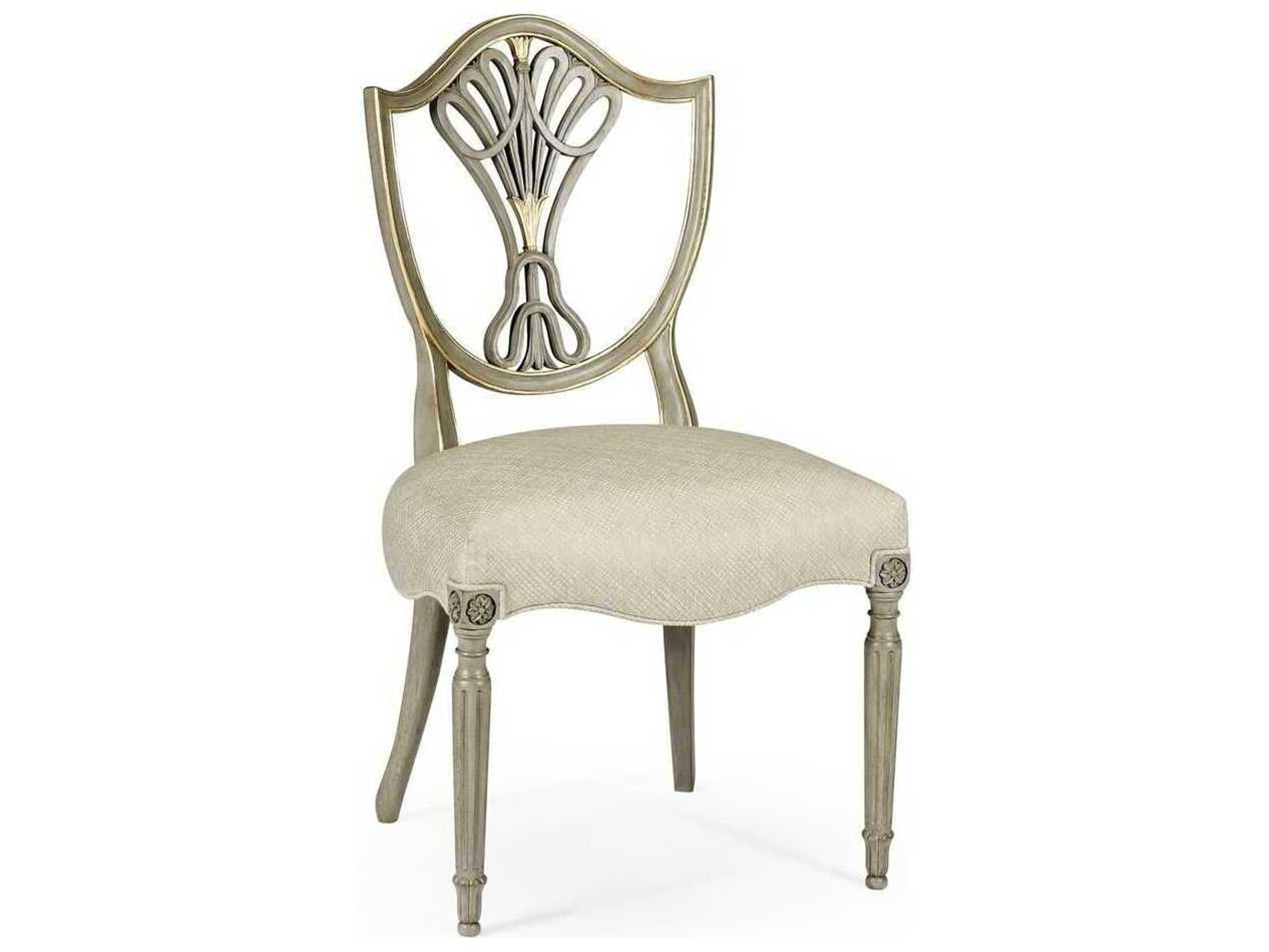Jonathan Charles Buckingham Gray Upholstered Side Dining Chair