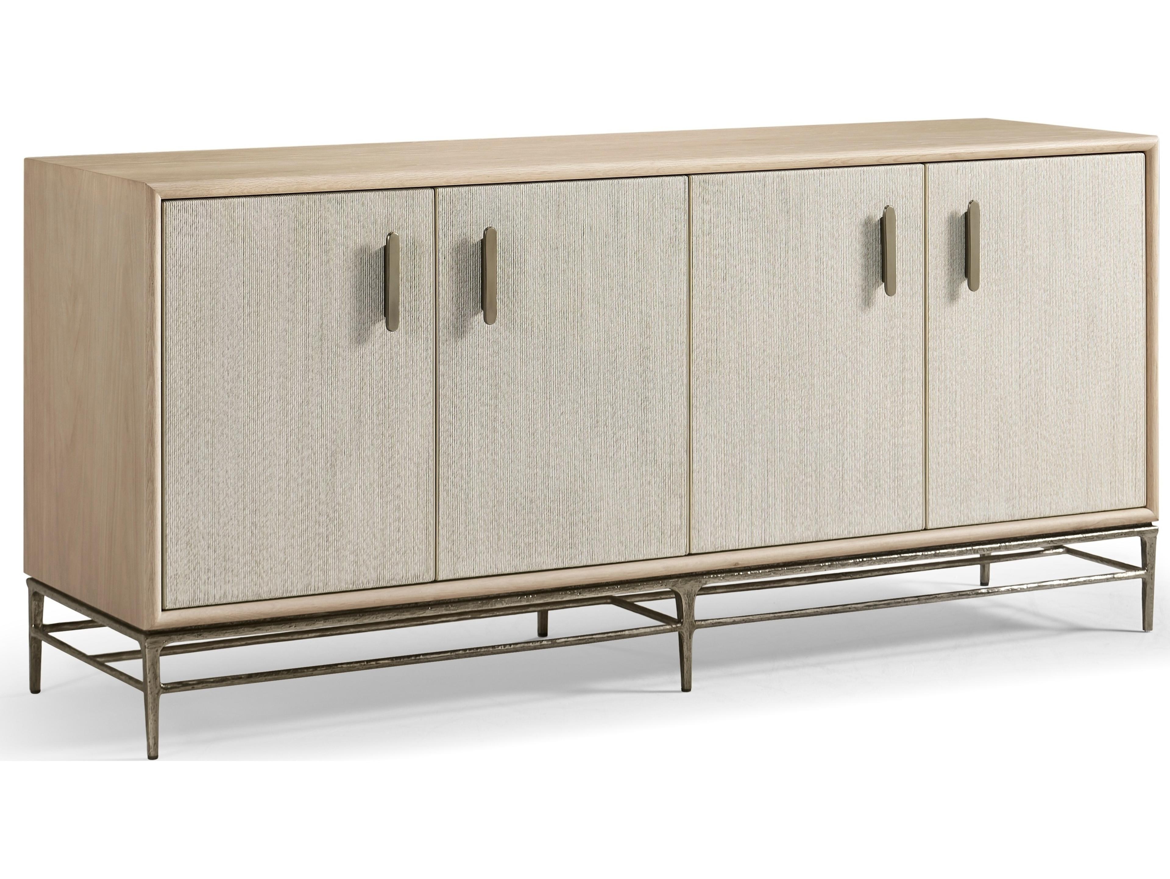 Jonathan Charles Water 72" Whitewash Cord Media Console