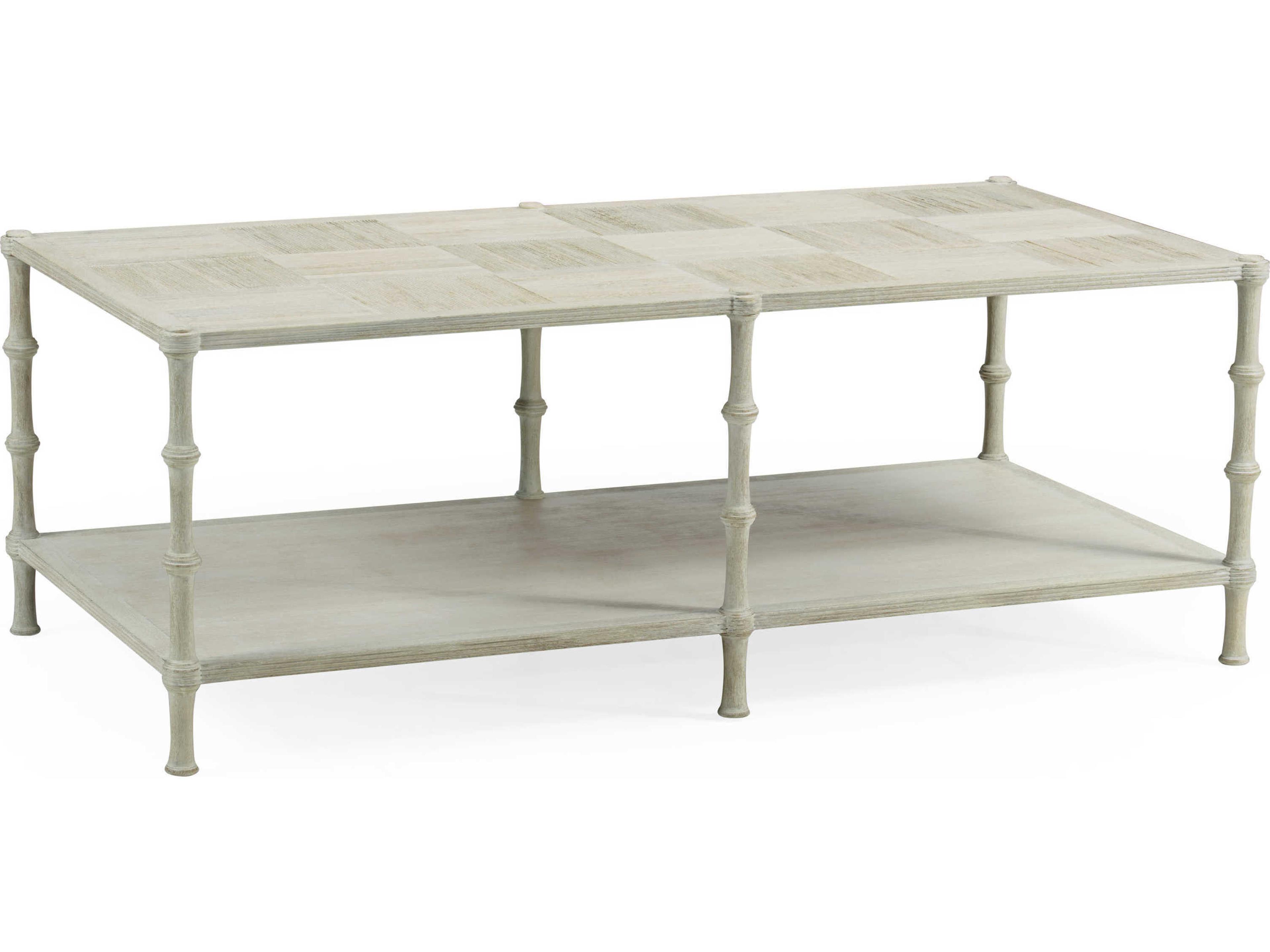 Jonathan Charles William Yeoward Bywater Rectangular Wood Washed Acacia Coffee Table