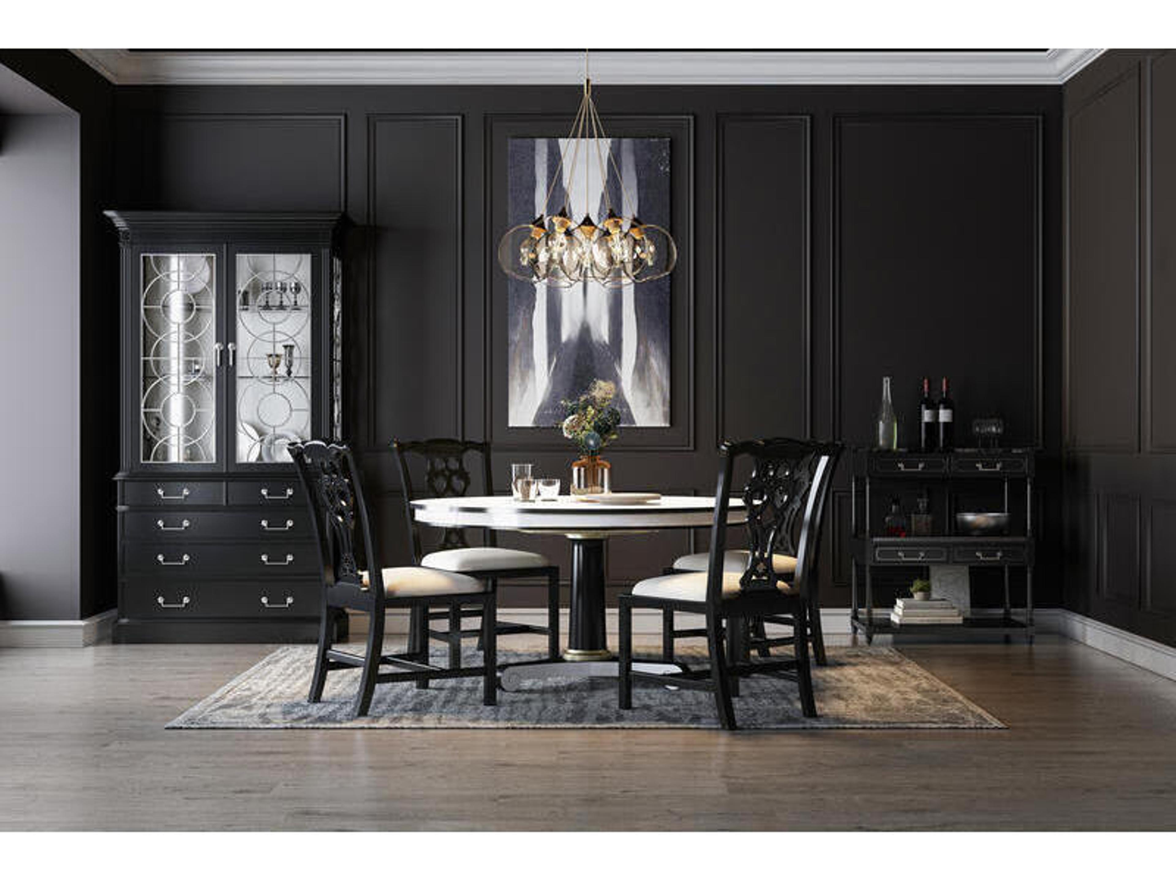 Jonathan Charles Reimagined Acacia Wood Dining Room Set