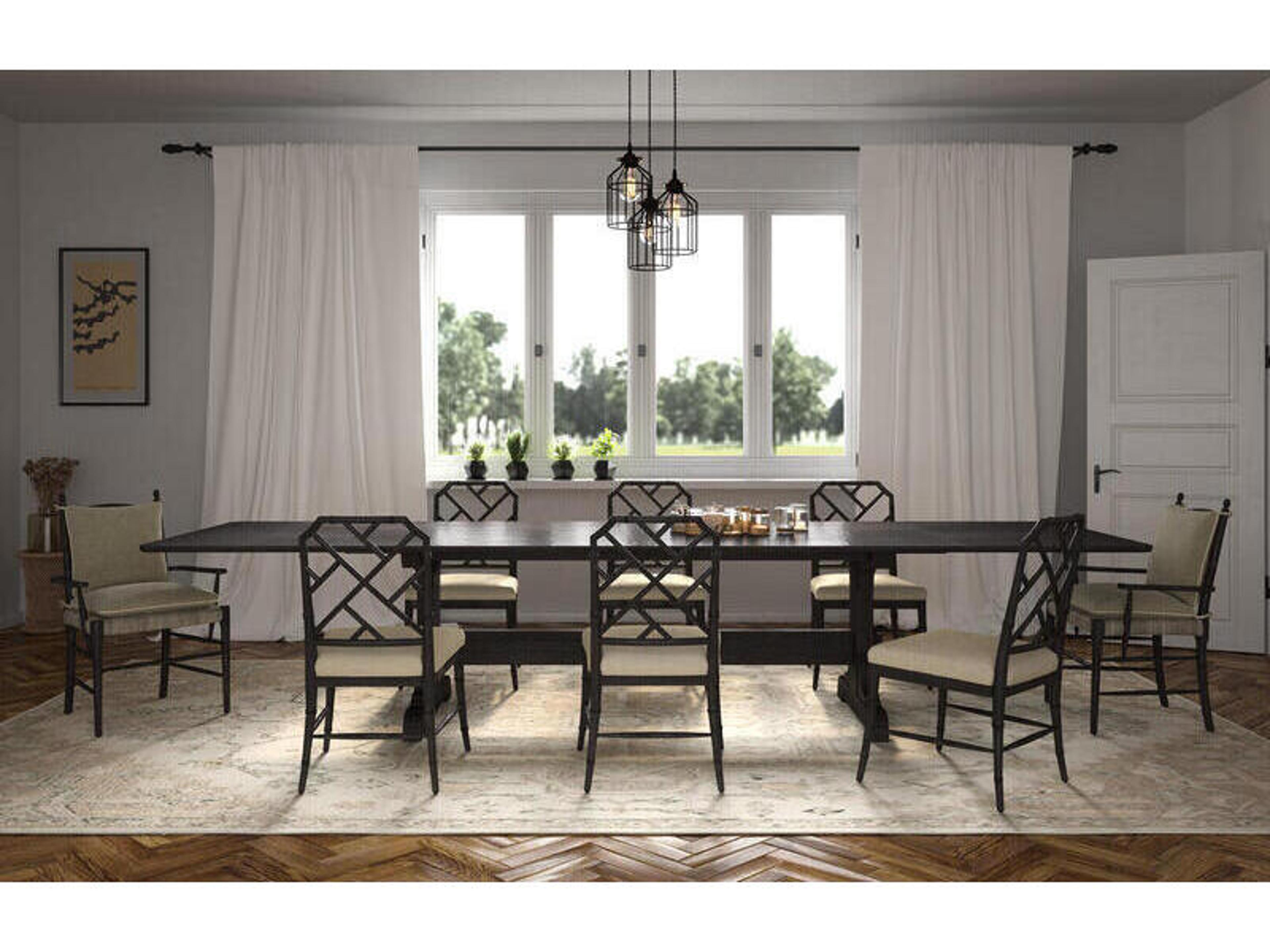 Jonathan Charles Timeless Oak Wood Dining Room Set