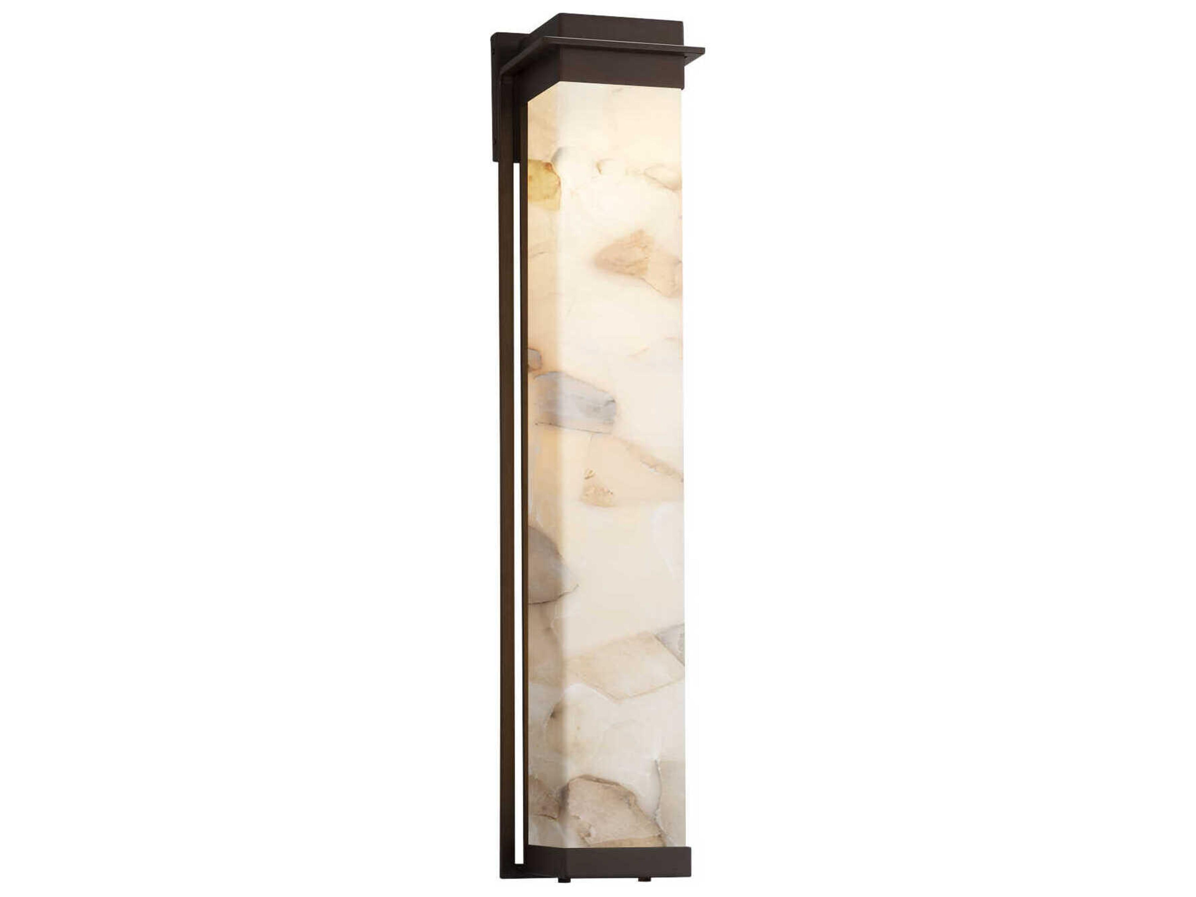 Justice Design Group Alabaster Rocks Pacific LED Outdoor Wall Light