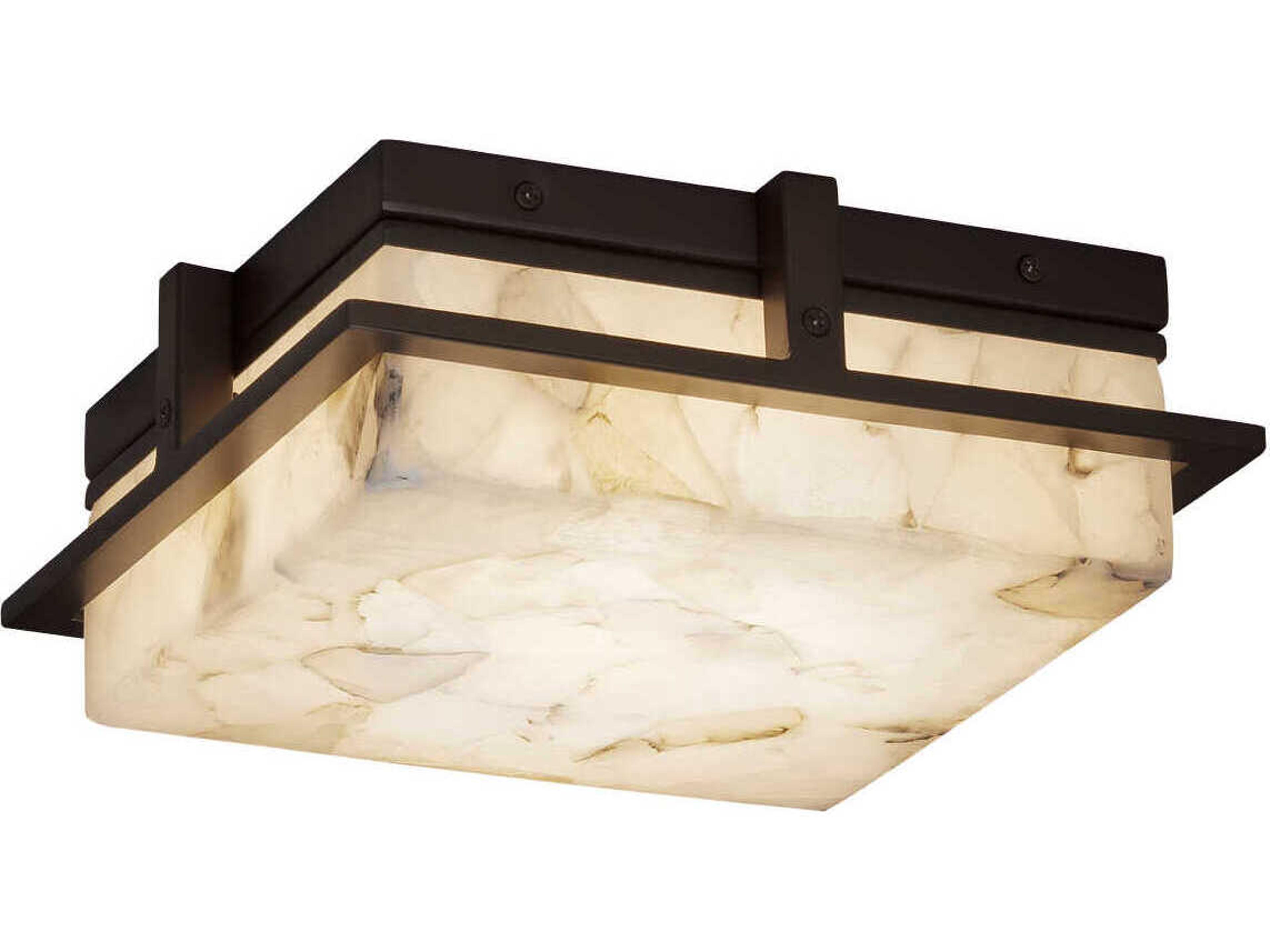 Justice Design Group Alabaster Rocks Avalon Outdoor Ceiling Light