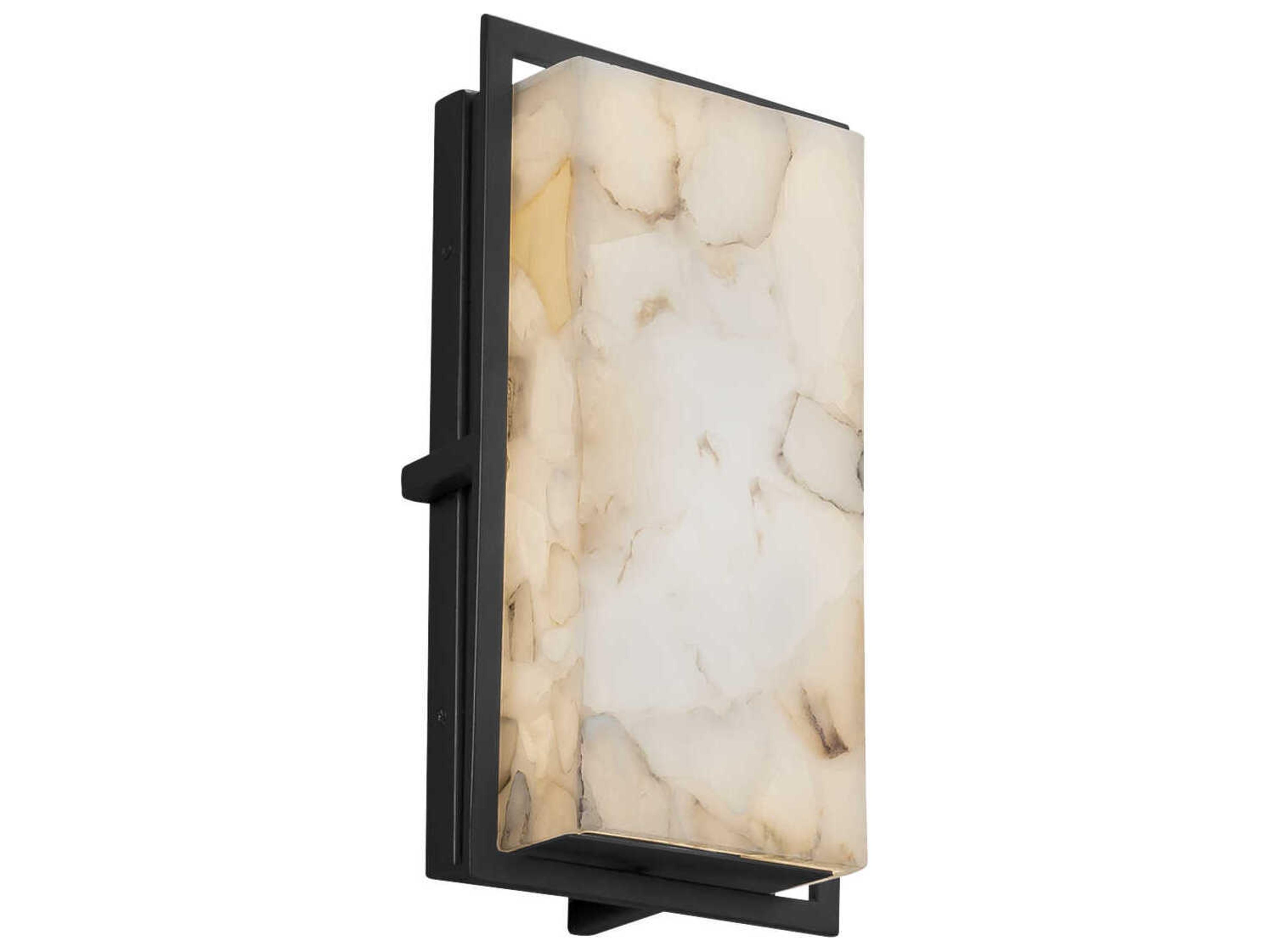 Justice Design Group Alabaster Rocks Avalon ADA Outdoor Wall Light