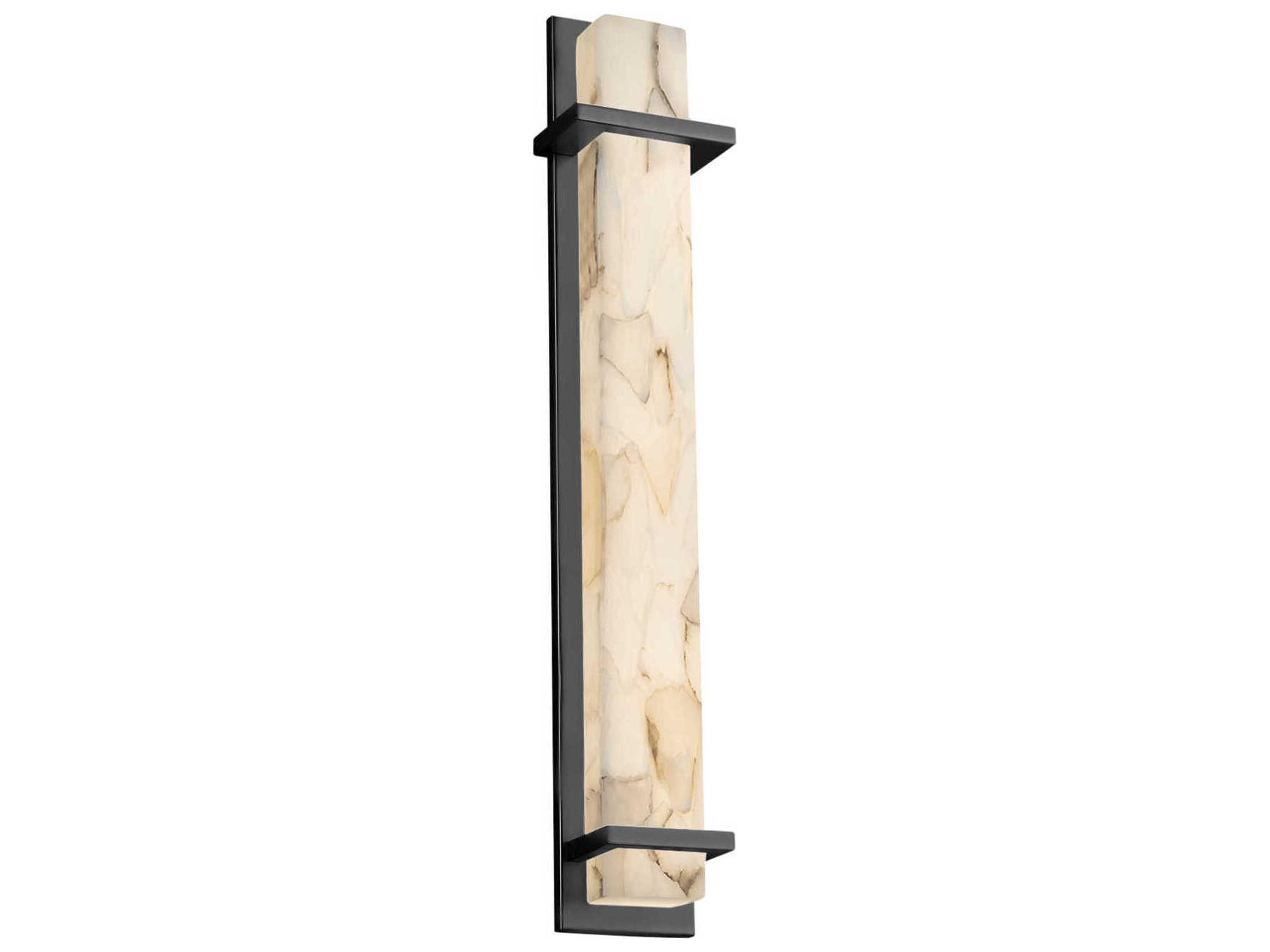 Justice Design Group Alabaster Rocks Monolith ADA Outdoor Wall Light