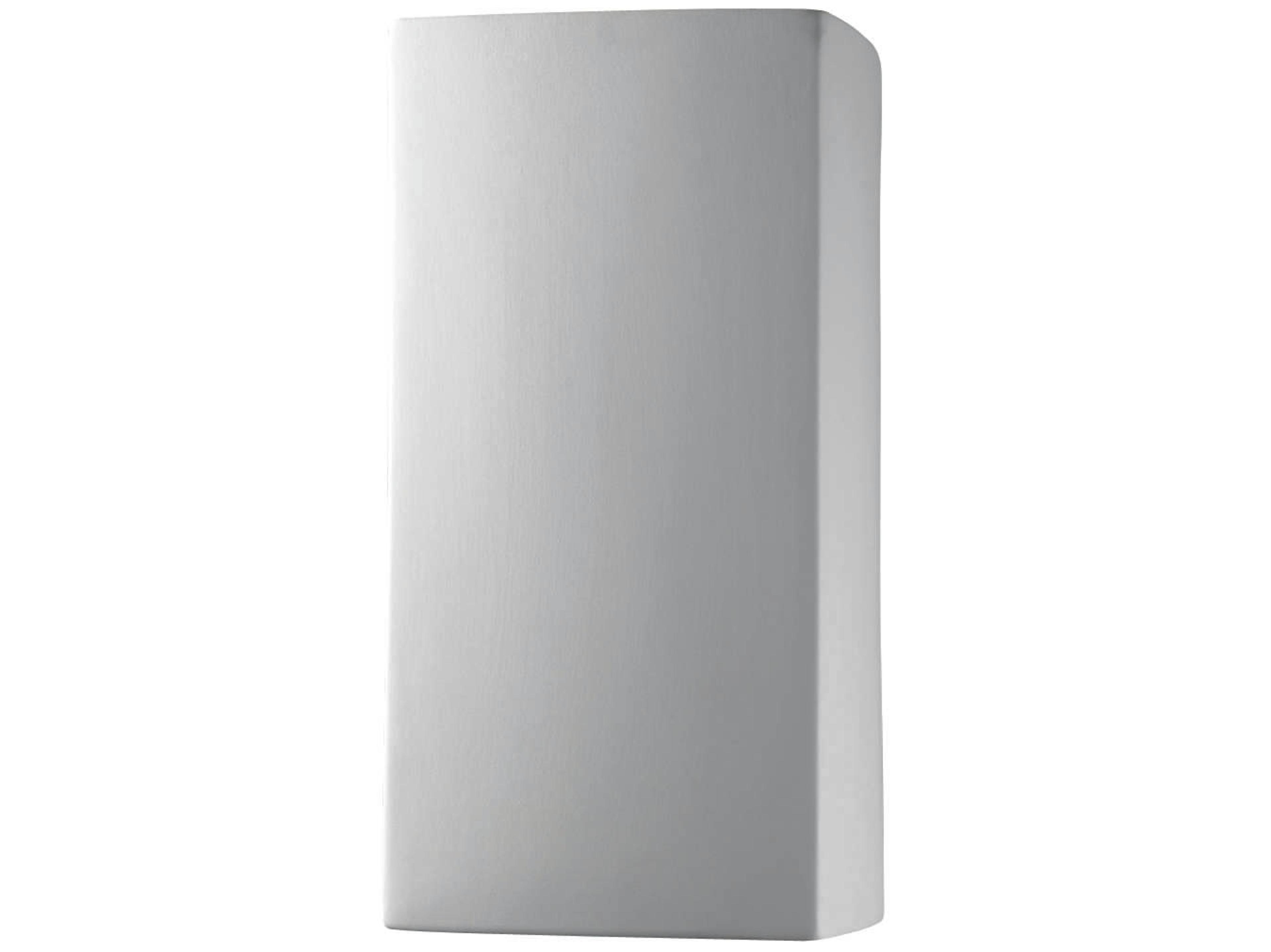 Justice Design Group Ambiance 2-Light White Wall Sconce