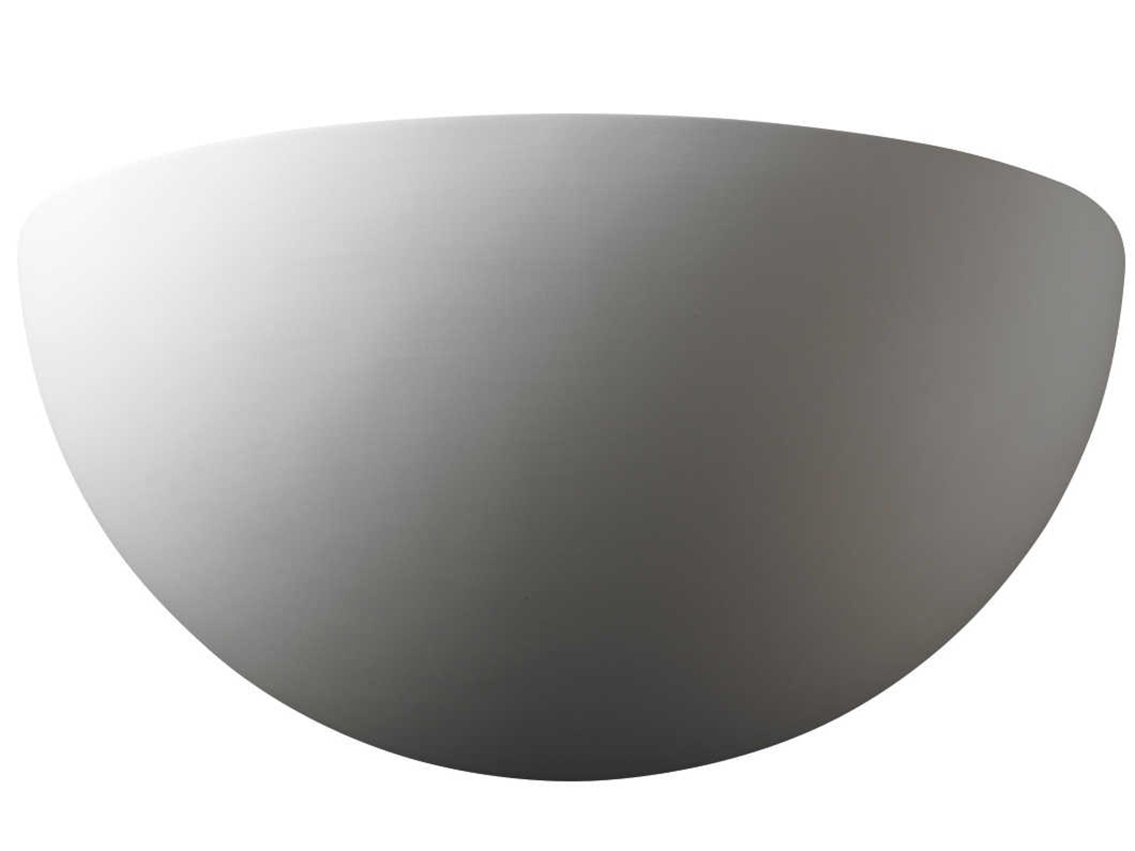 Justice Design Group Ambiance 2-Light White Wall Sconce