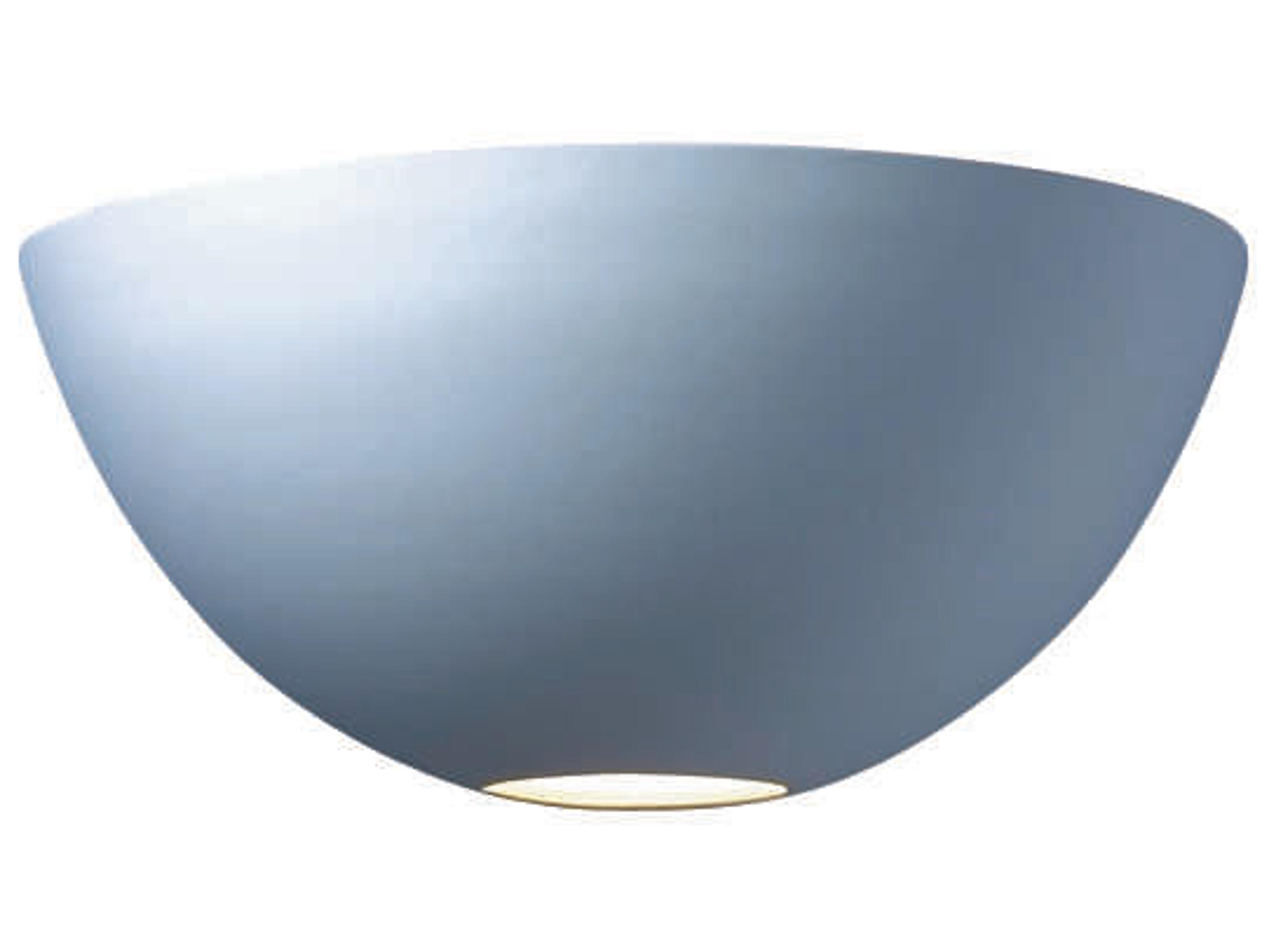 Justice Design Group Ambiance 1-Light White Wall Sconce