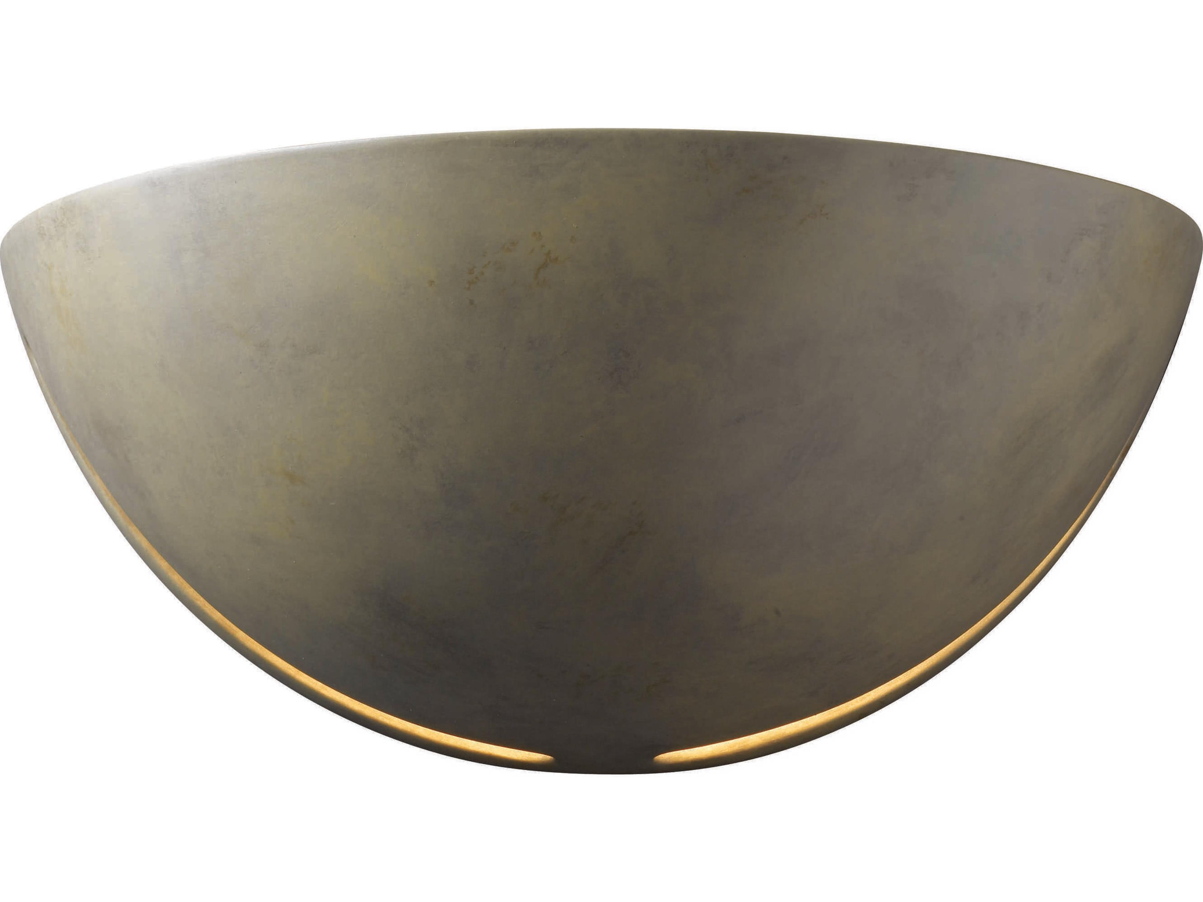 Justice Design Group Ambiance 1-Light White Wall Sconce