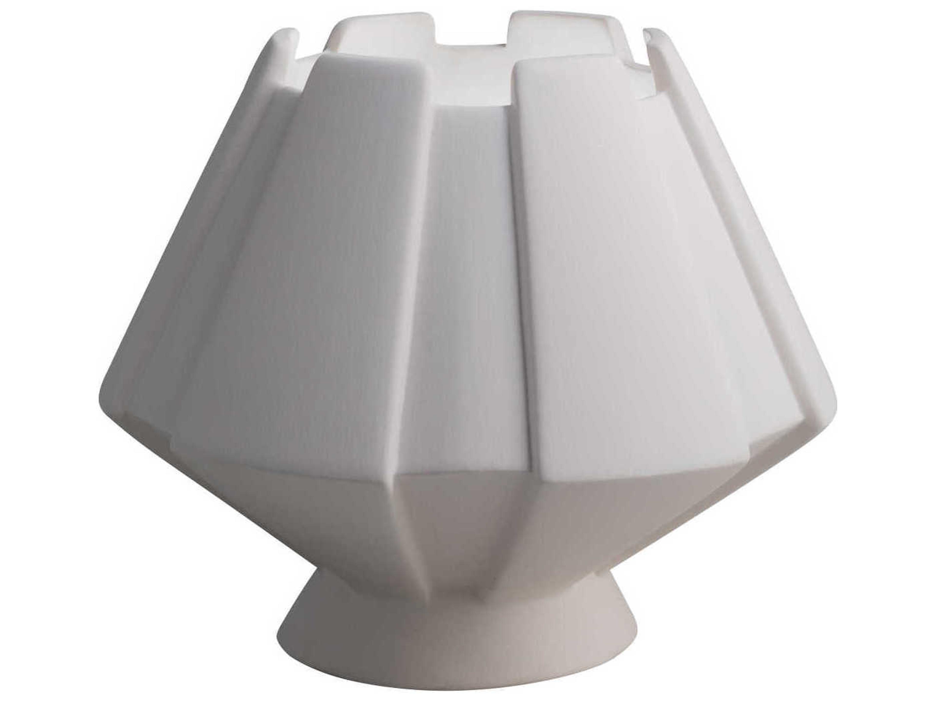 Justice Design Group Portable Meta White Table Lamp