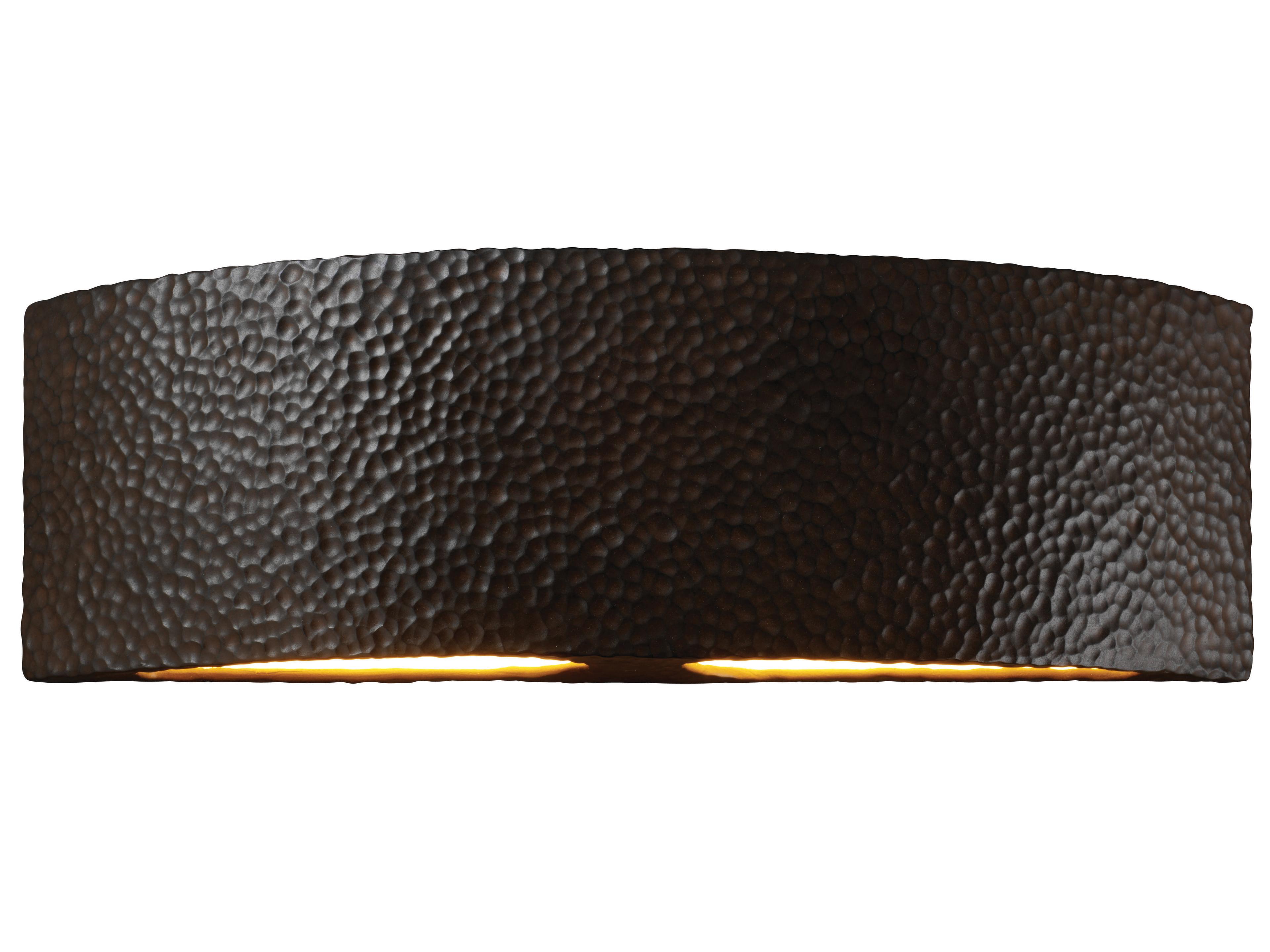 Justice Design Group Ambiance 2-Light Bronze Wall Sconce