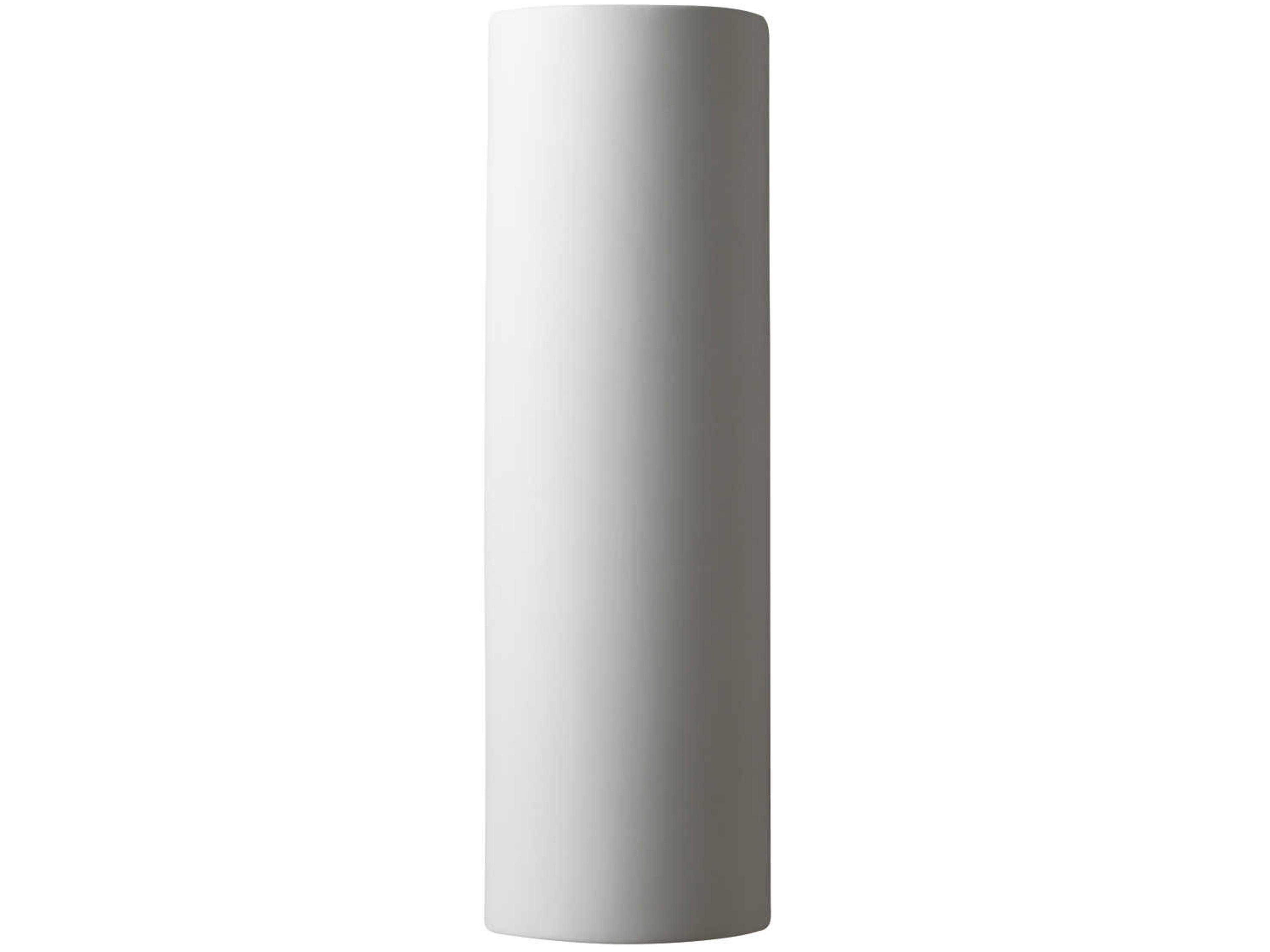 Justice Design Group Ambiance 1-Light White Wall Sconce