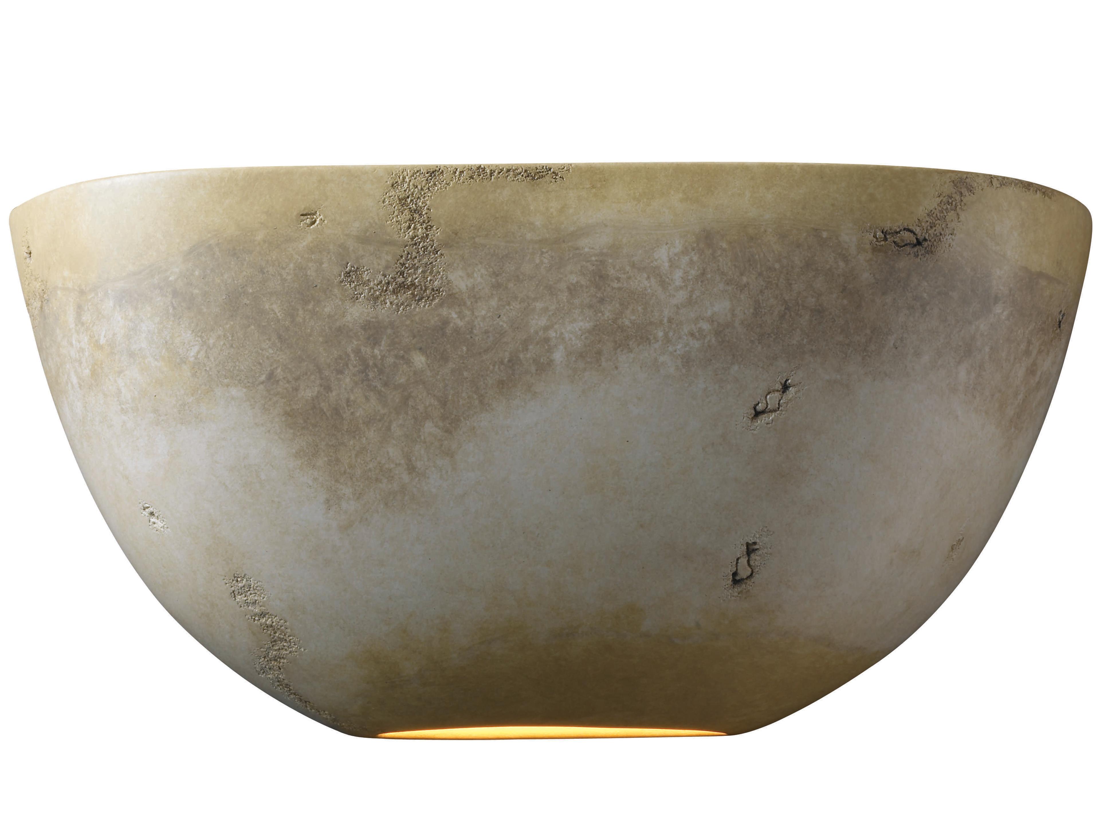 Justice Design Group Ambiance 2-Light Brown Wall Sconce