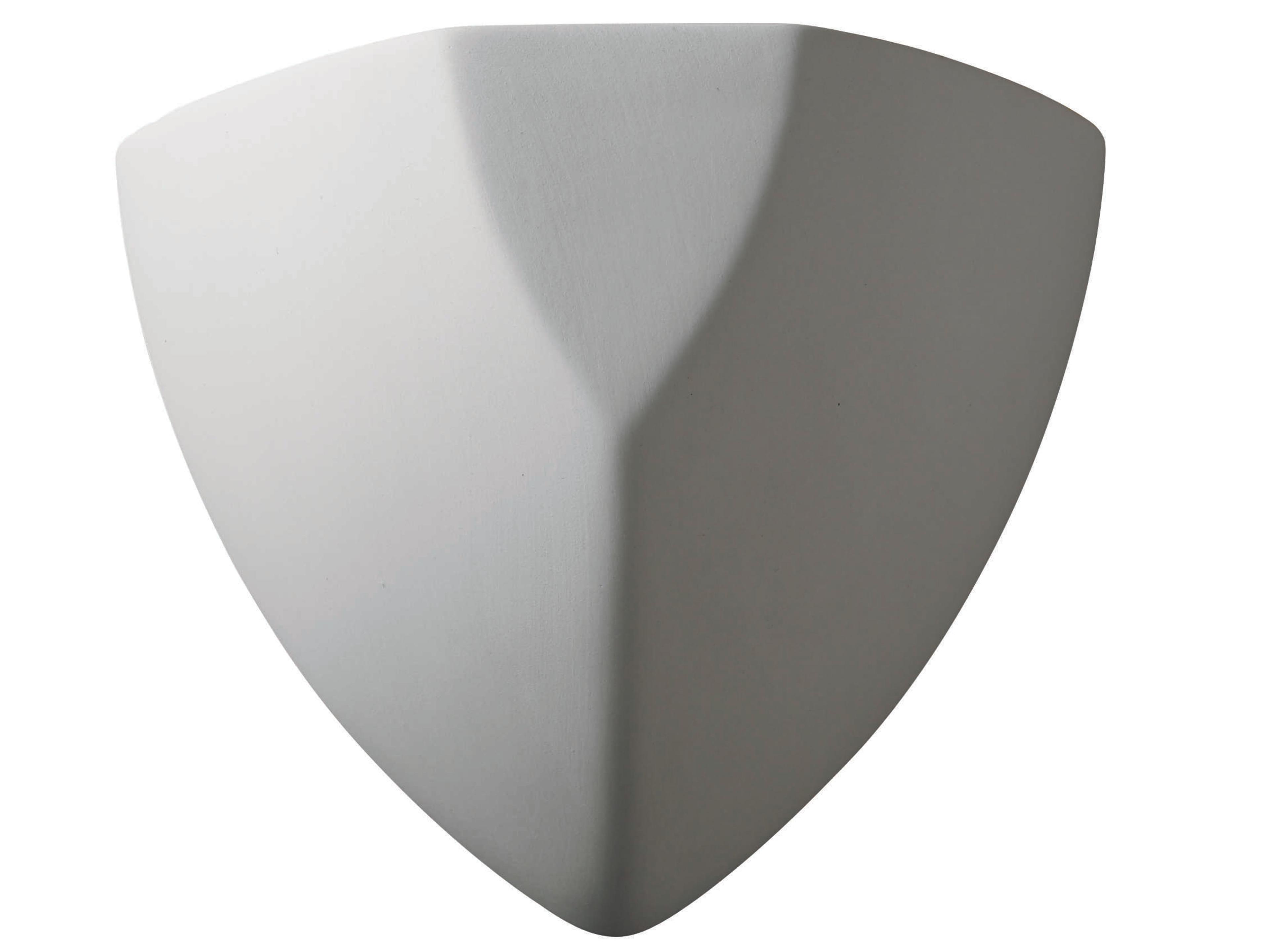 Justice Design Group Ambiance 1-Light White Wall Sconce
