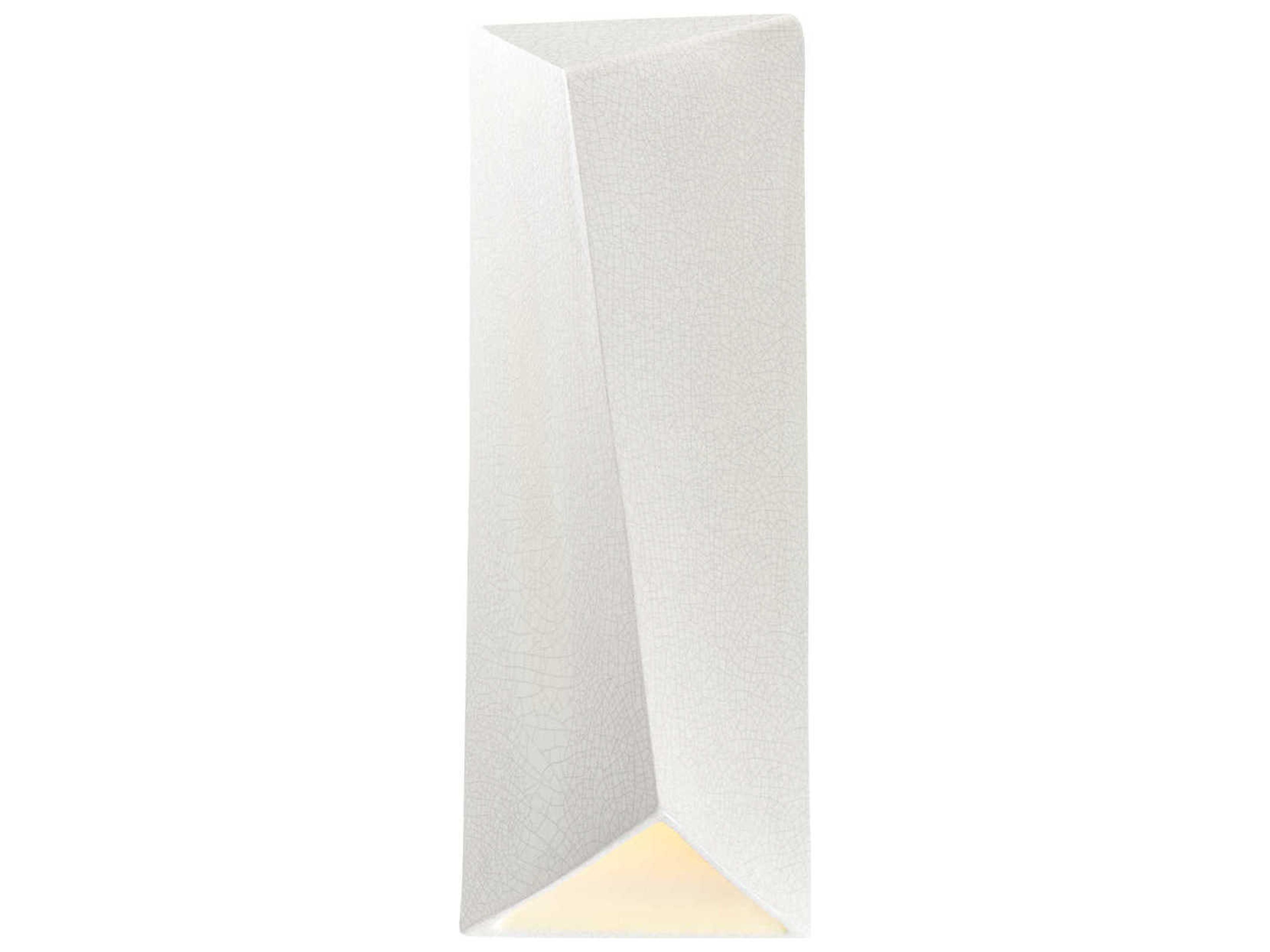 Justice Design Group Ambiance Diagonal Outdoor Wall Light (Closed Top)