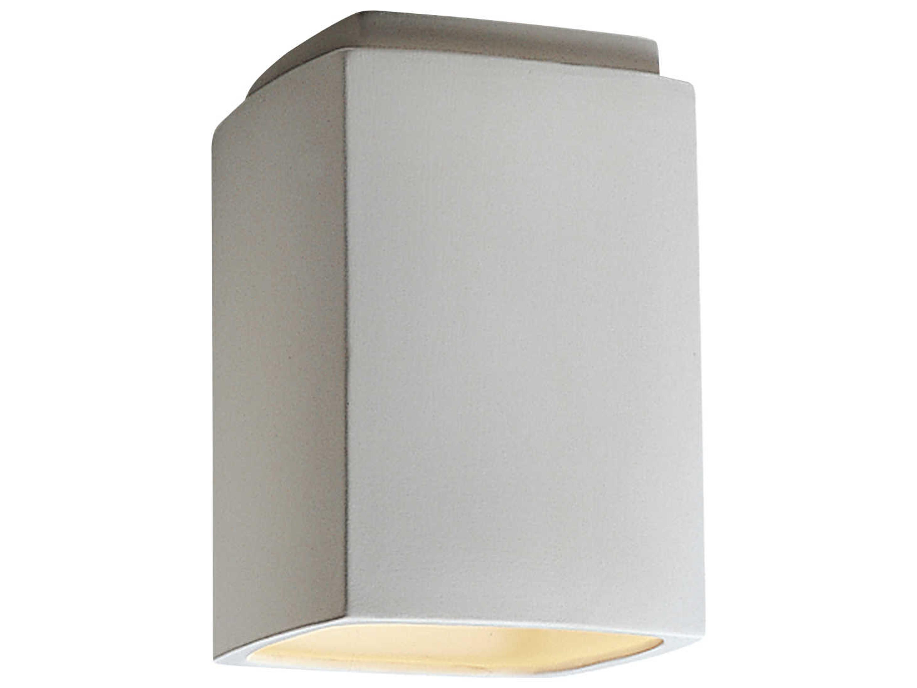 Justice Design Group Radiance Rectangle 1 - Light Outdoor Ceiling Light