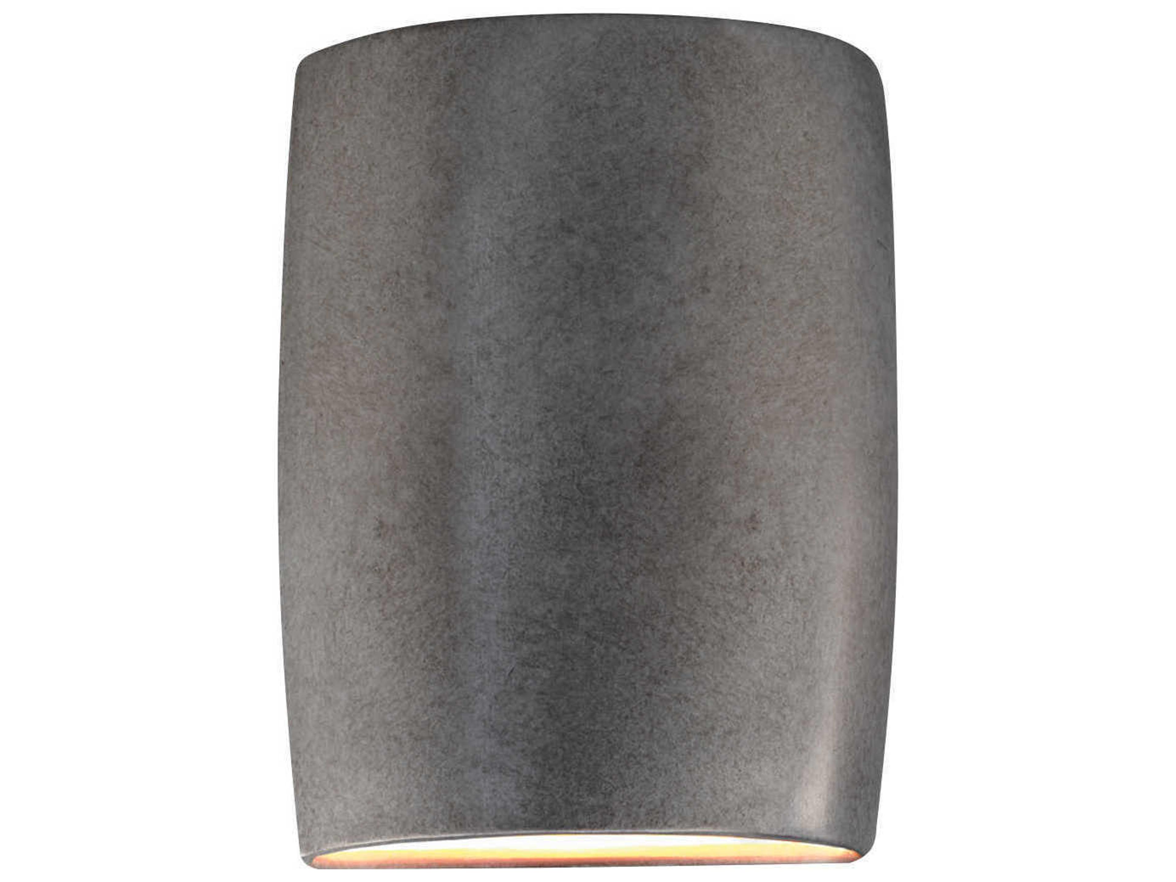 Justice Design Group Ambiance 2-Light Gray Wall Sconce