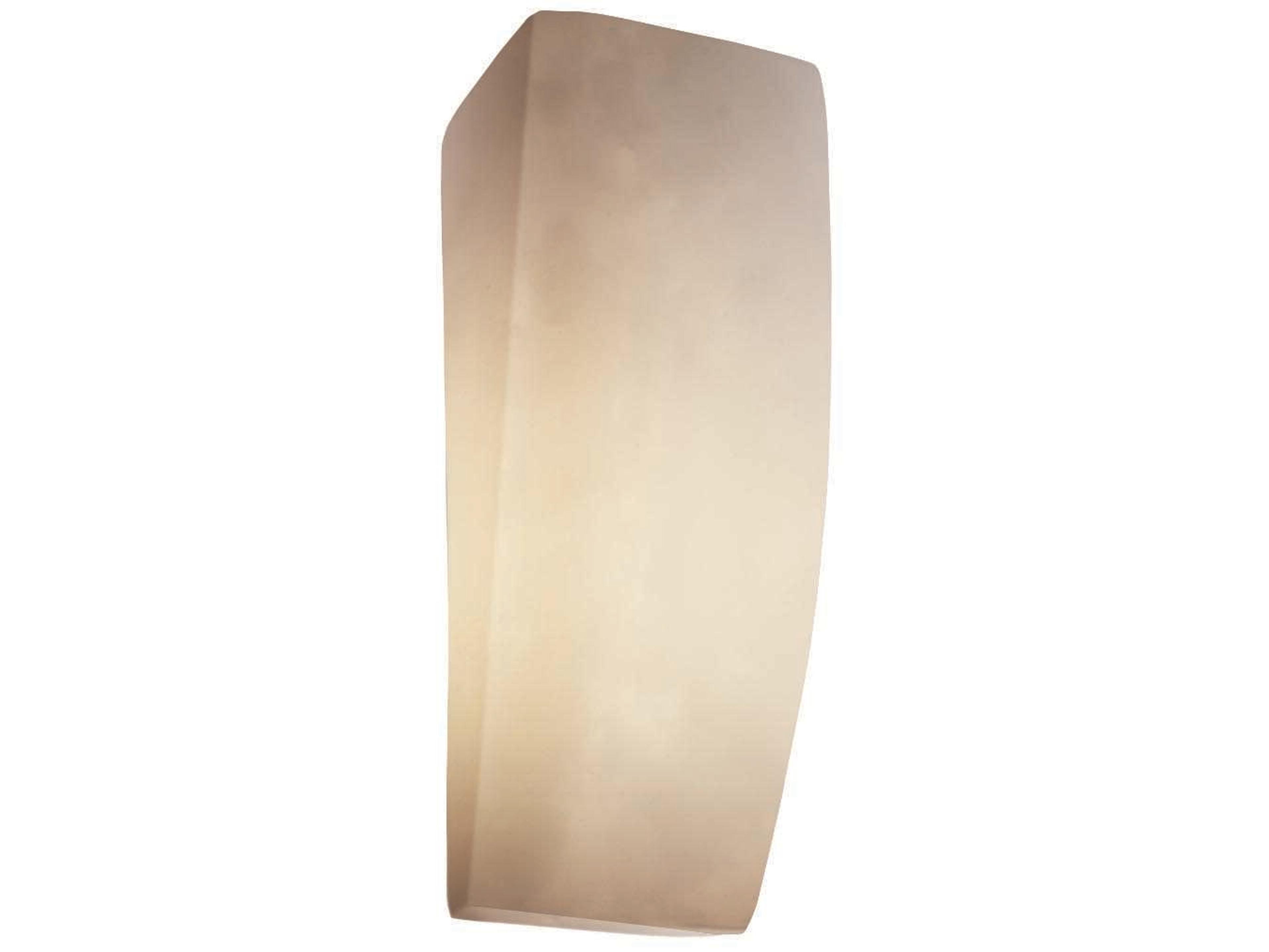 Justice Design Group Clouds 1-Light White Wall Sconce