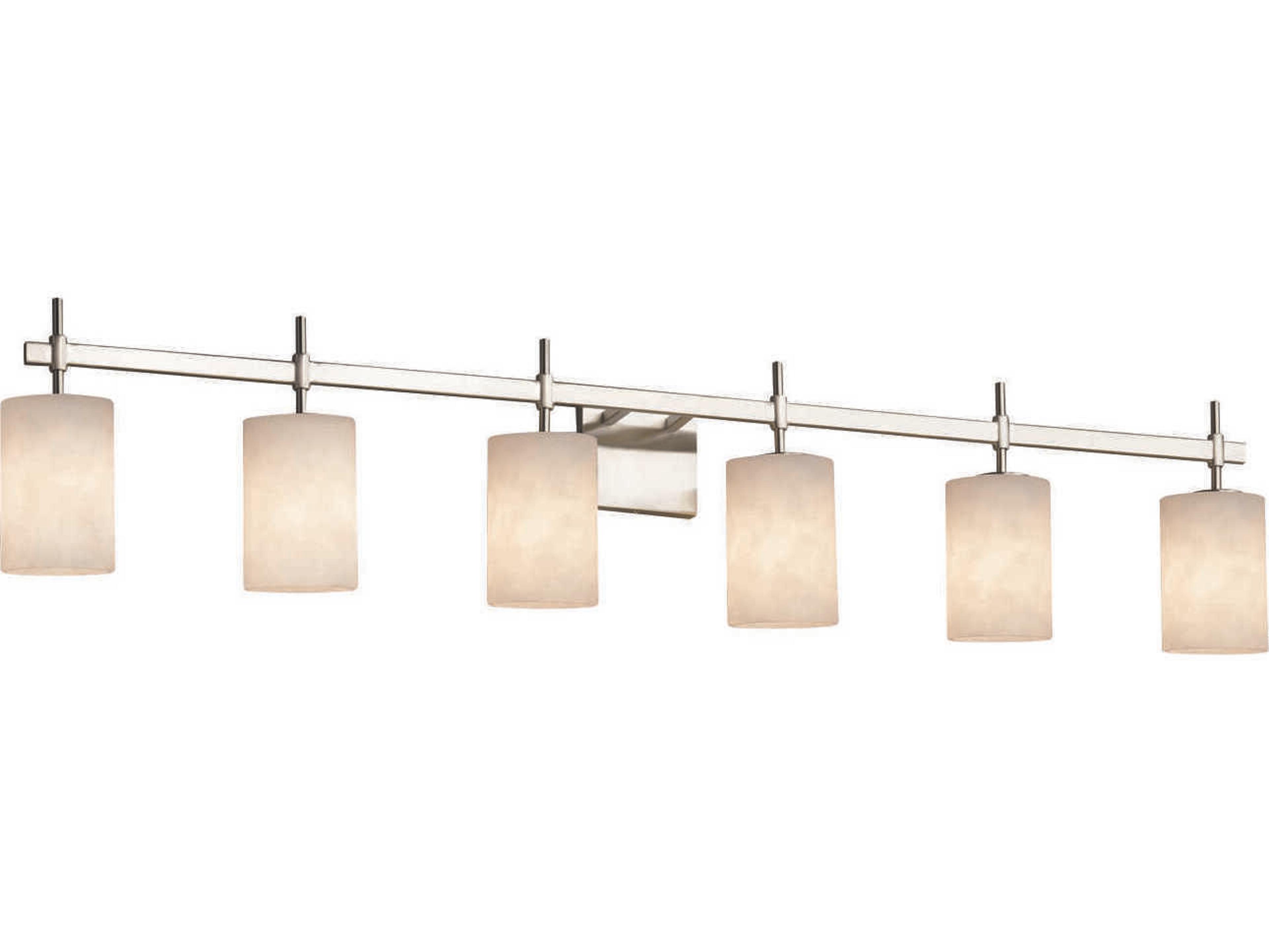 Justice Design Group Clouds 6-Light Chrome Vanity Light
