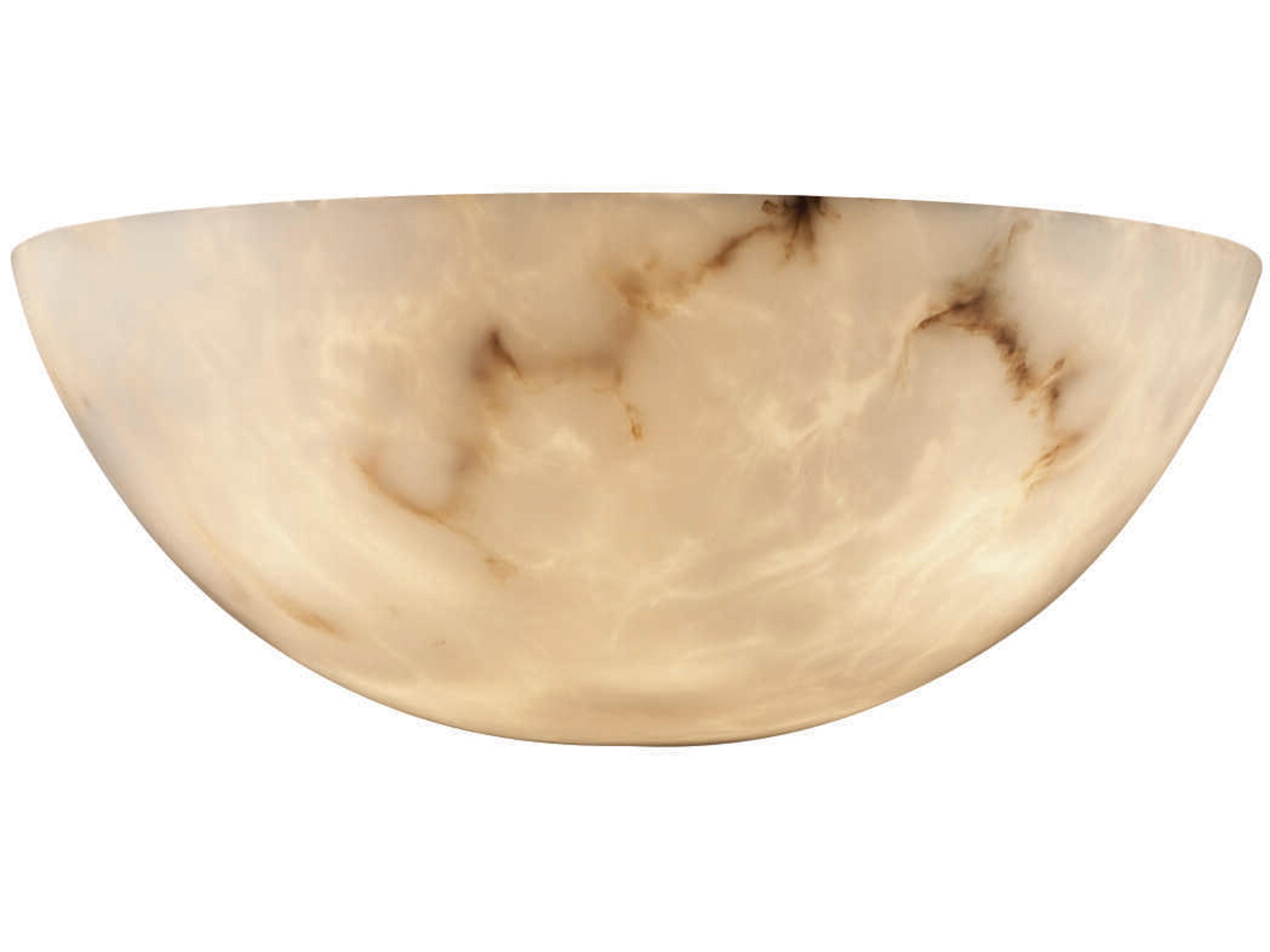 Justice Design Group Lumenaria 2-Light White Glass Wall Sconce