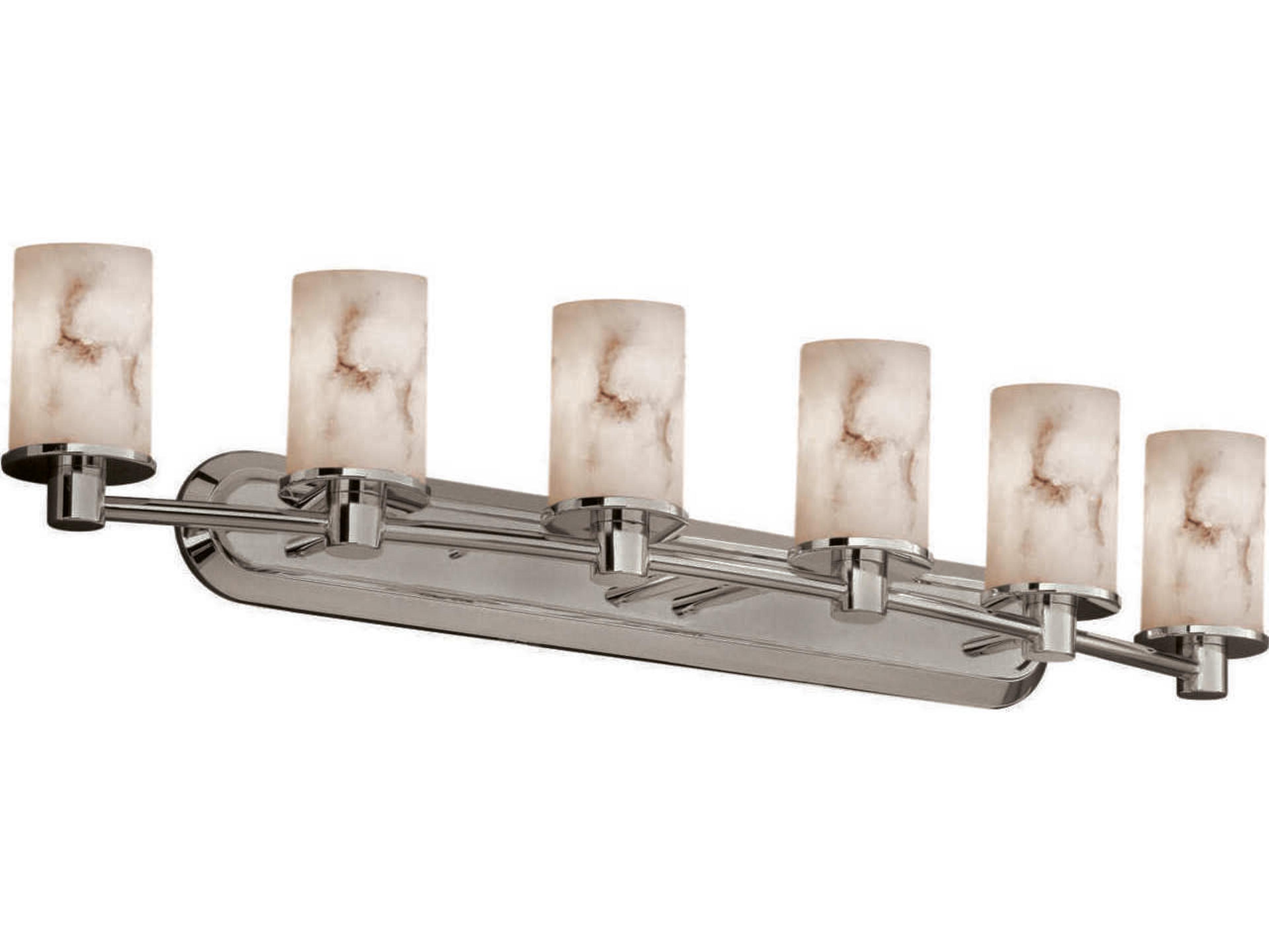 Justice Design Group Lumenaria 6-Light Nickel Vanity Light