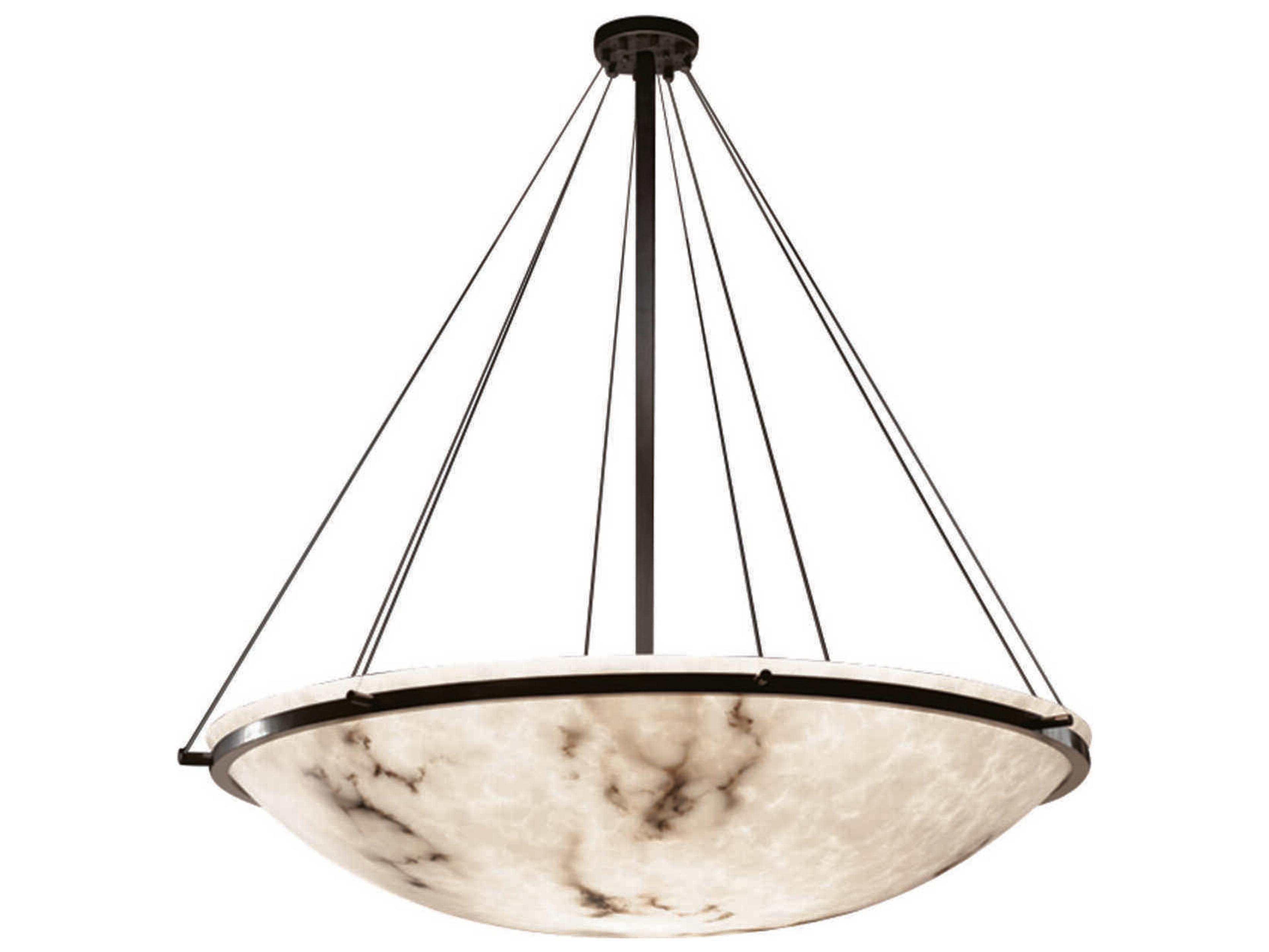 Justice Design Group Lumenaria 8-Light Bronze Bowl Pendant