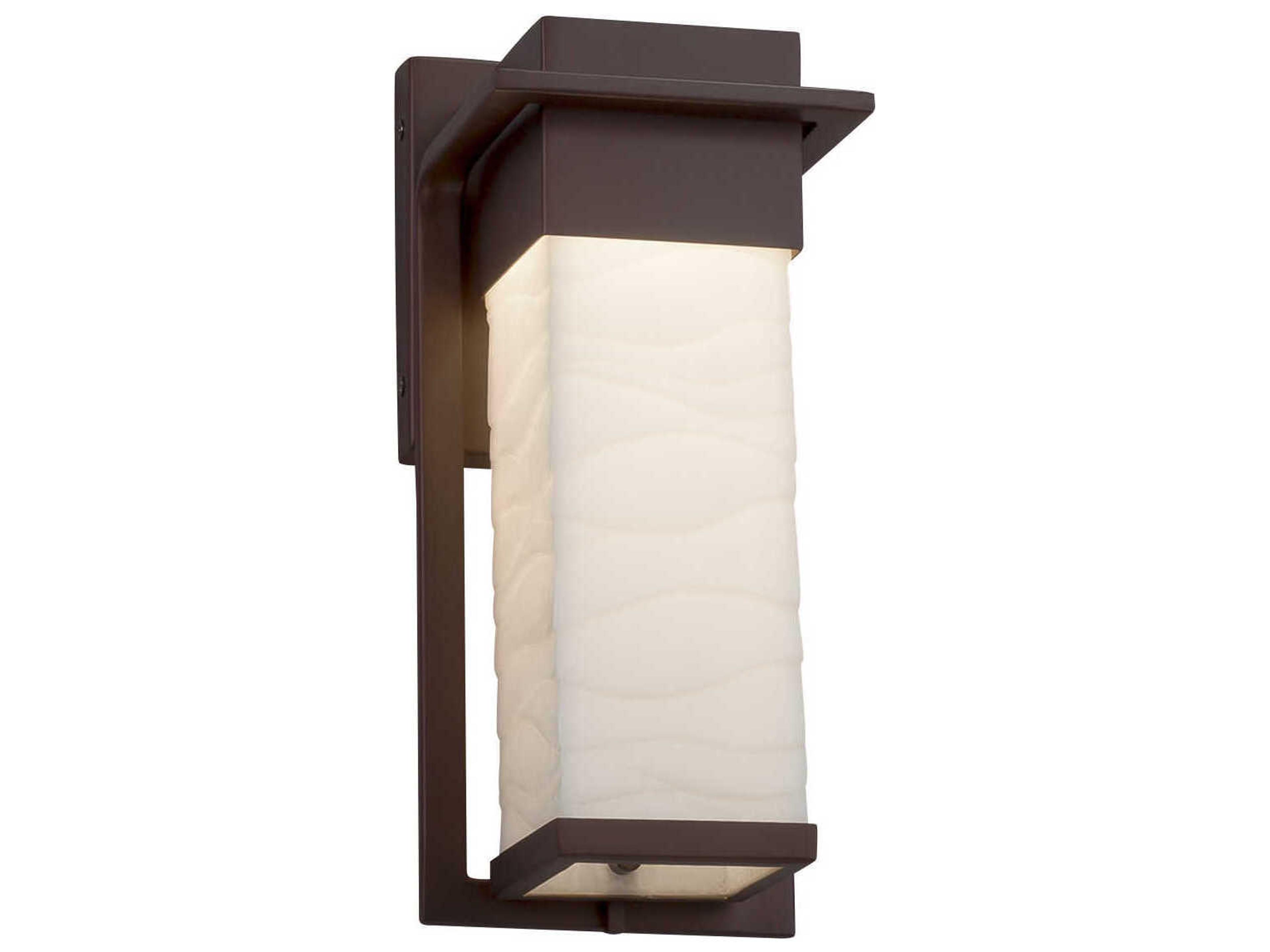 Justice Design Group Porcelina Pacific LED Outdoor Wall Light