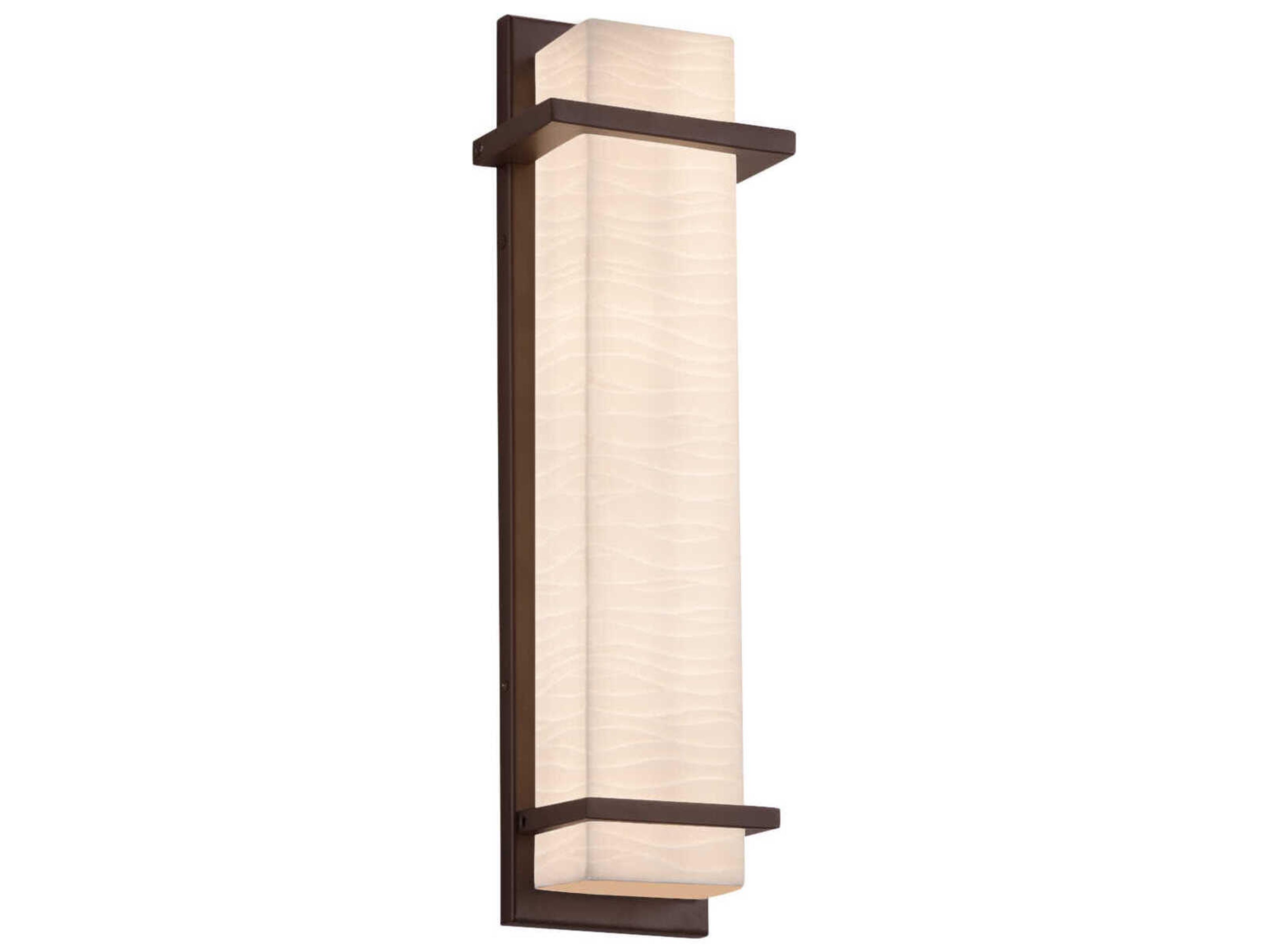 Justice Design Group Porcelina Monolith ADA Outdoor Wall Light