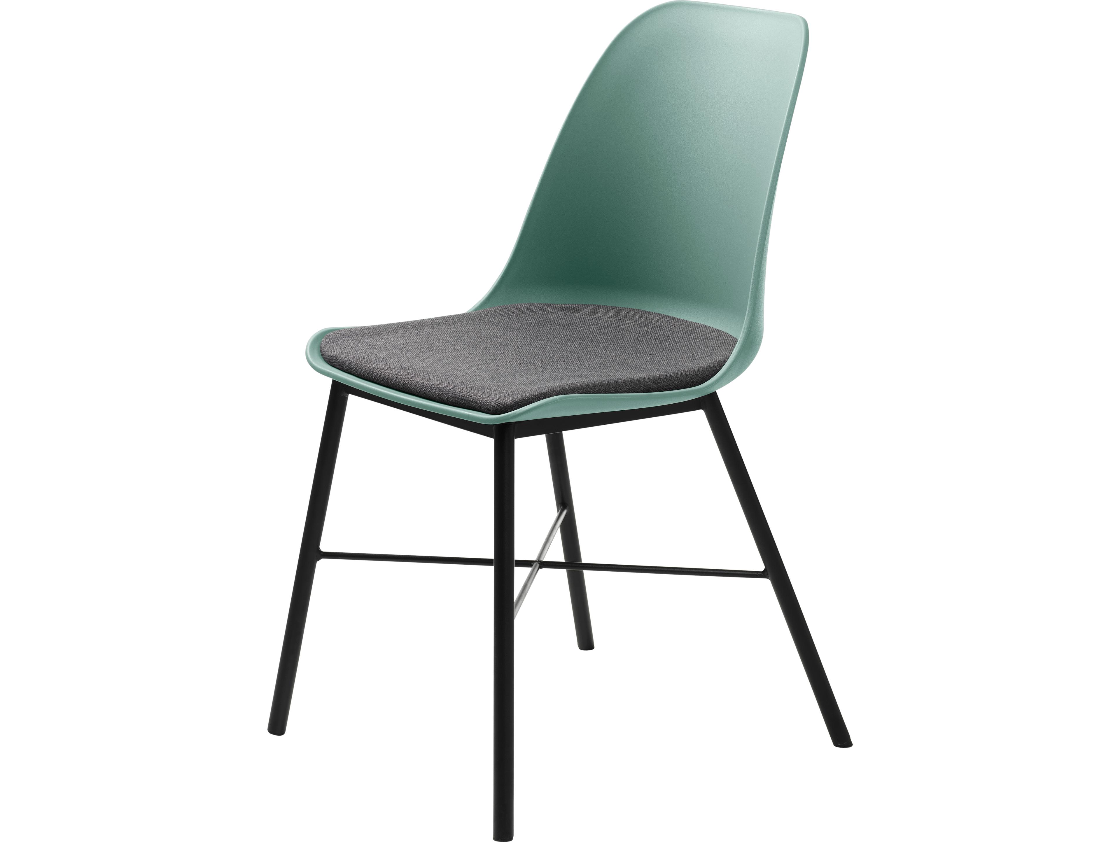 Unique Furniture Whistler Green Upholstered Armless Dining Chair