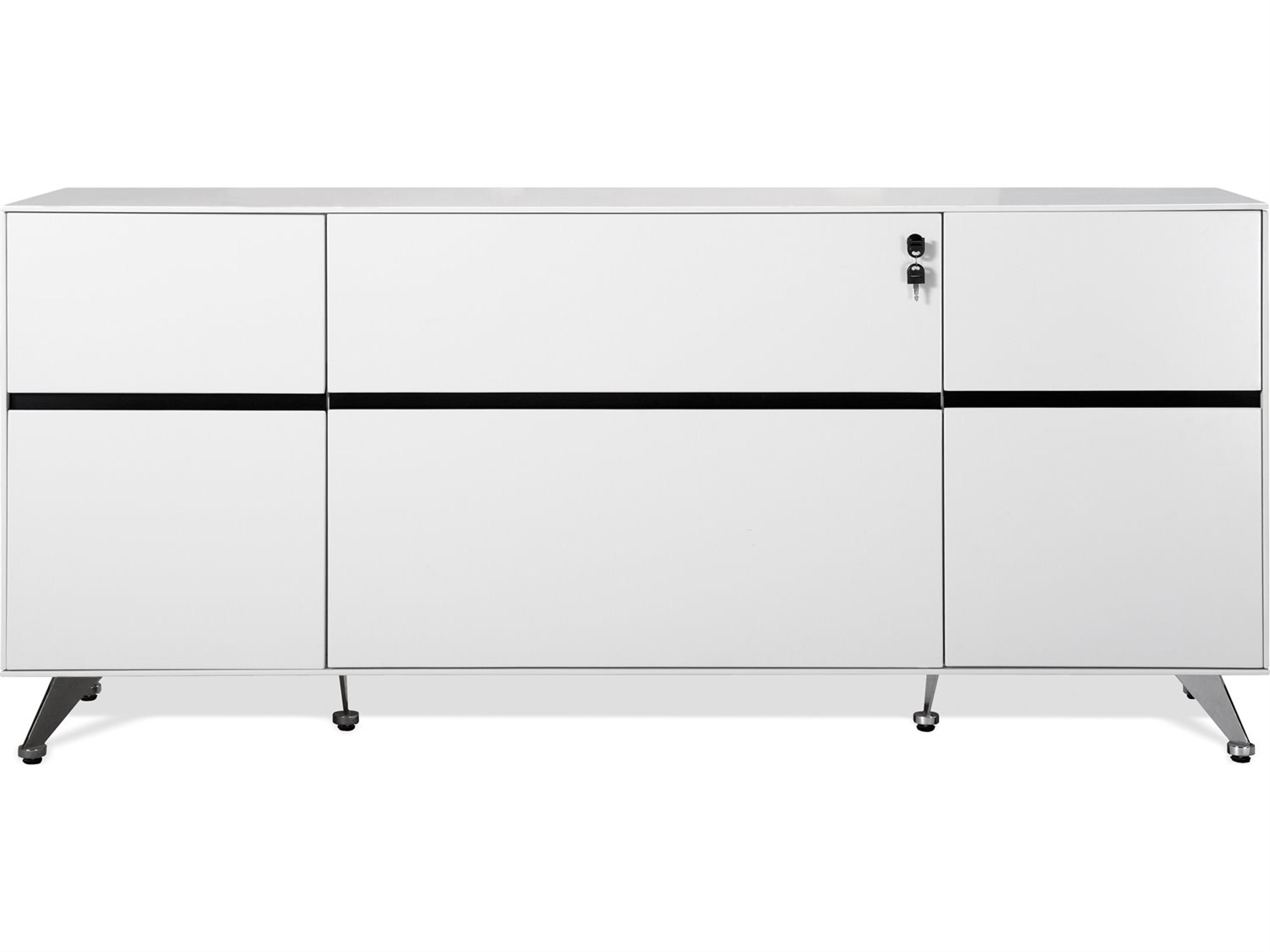 Unique Furniture White File Cabinet