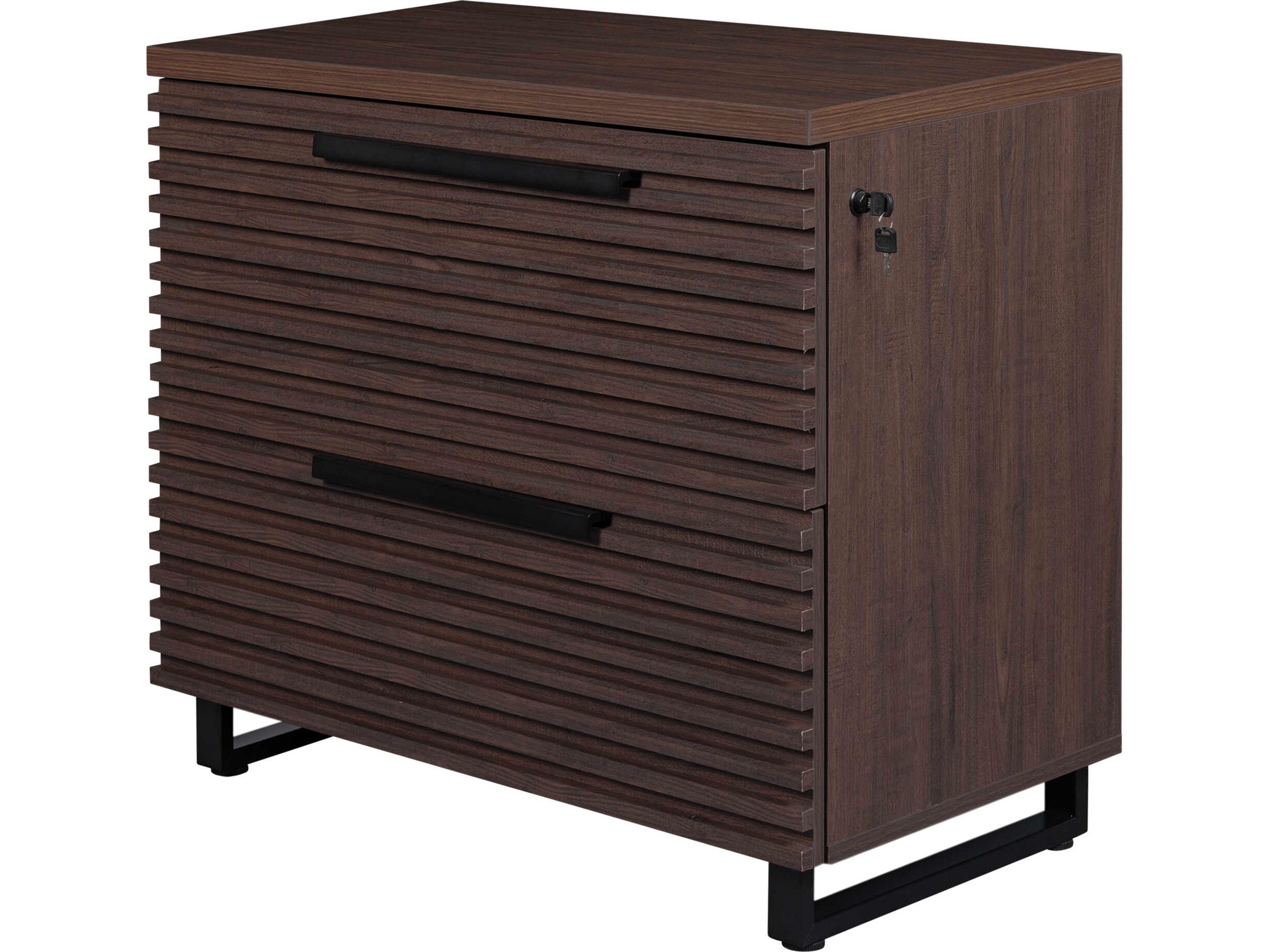 Unique Furniture Bisana Brown File Cabinet