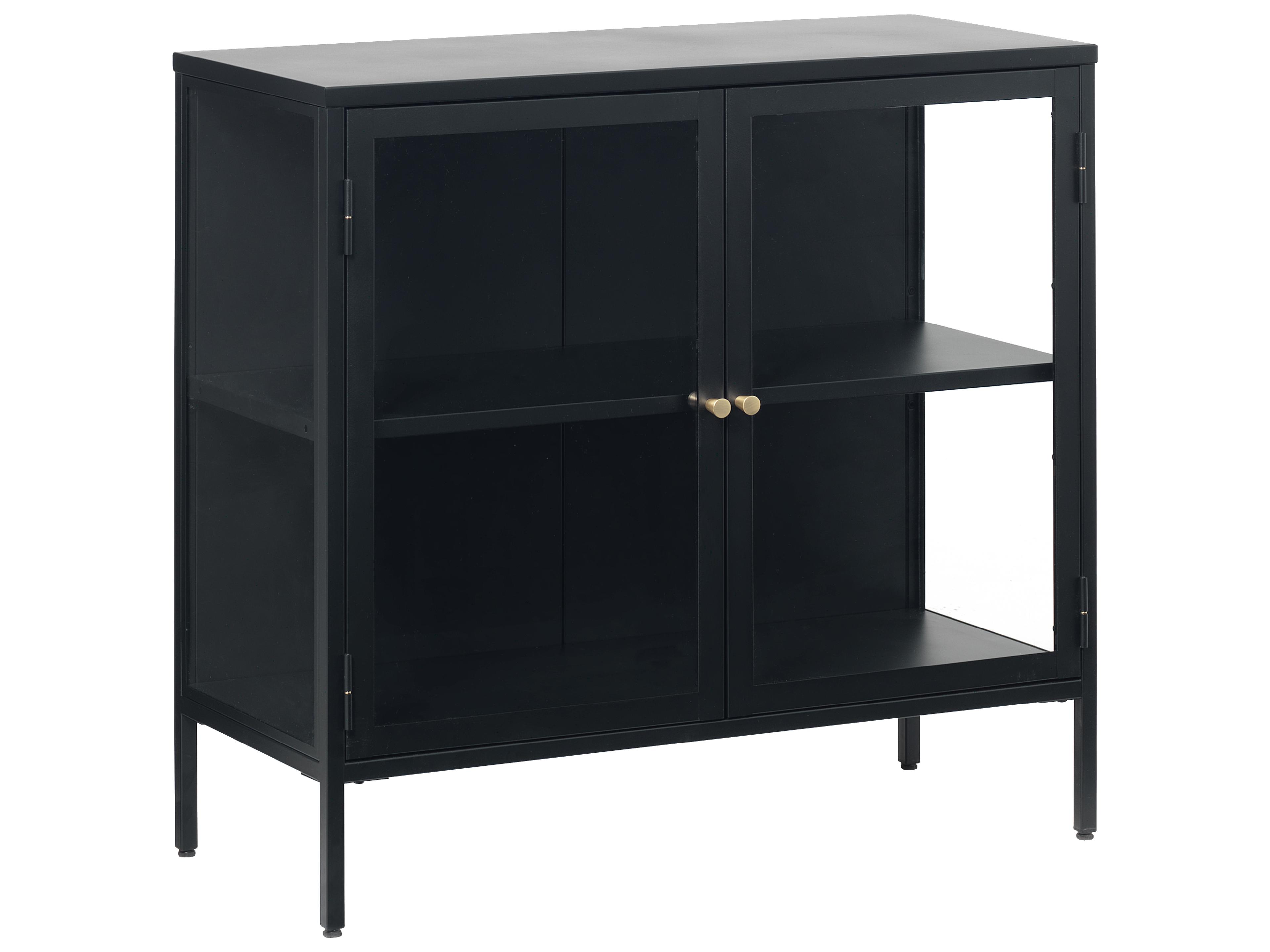 Unique Furniture Altair 35" Black & Golden Sideboard